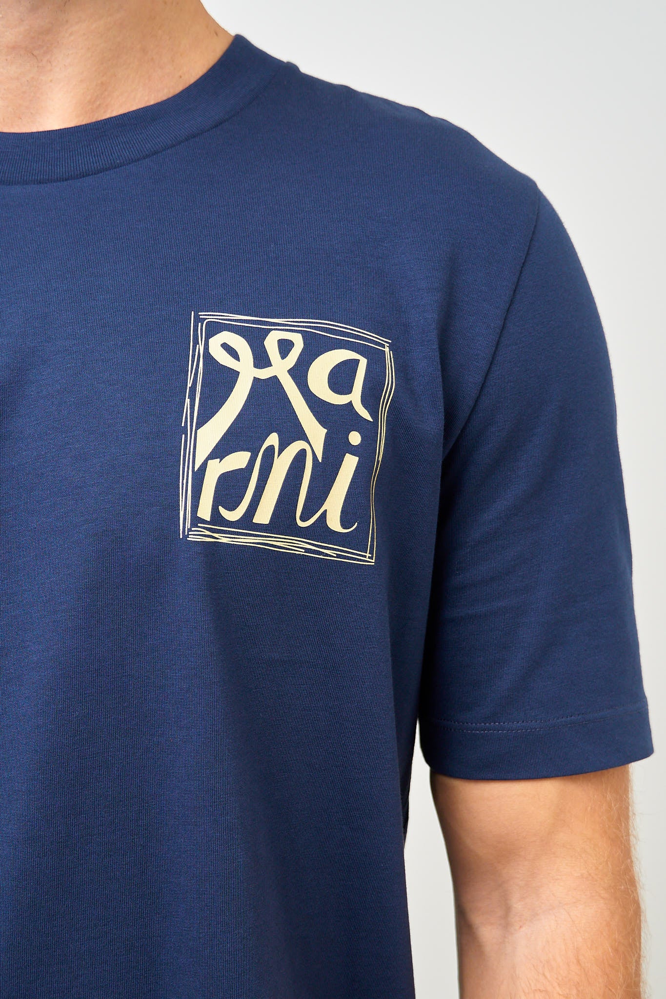 Frame Logo T-Shirt Blublack