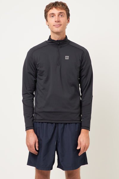 66°North - Grettir Zip Neck Black – STRØM