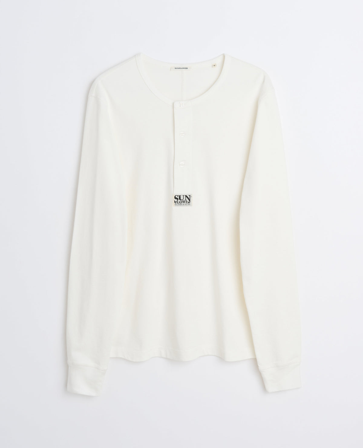 Sunflower Henley White — T-Shirts