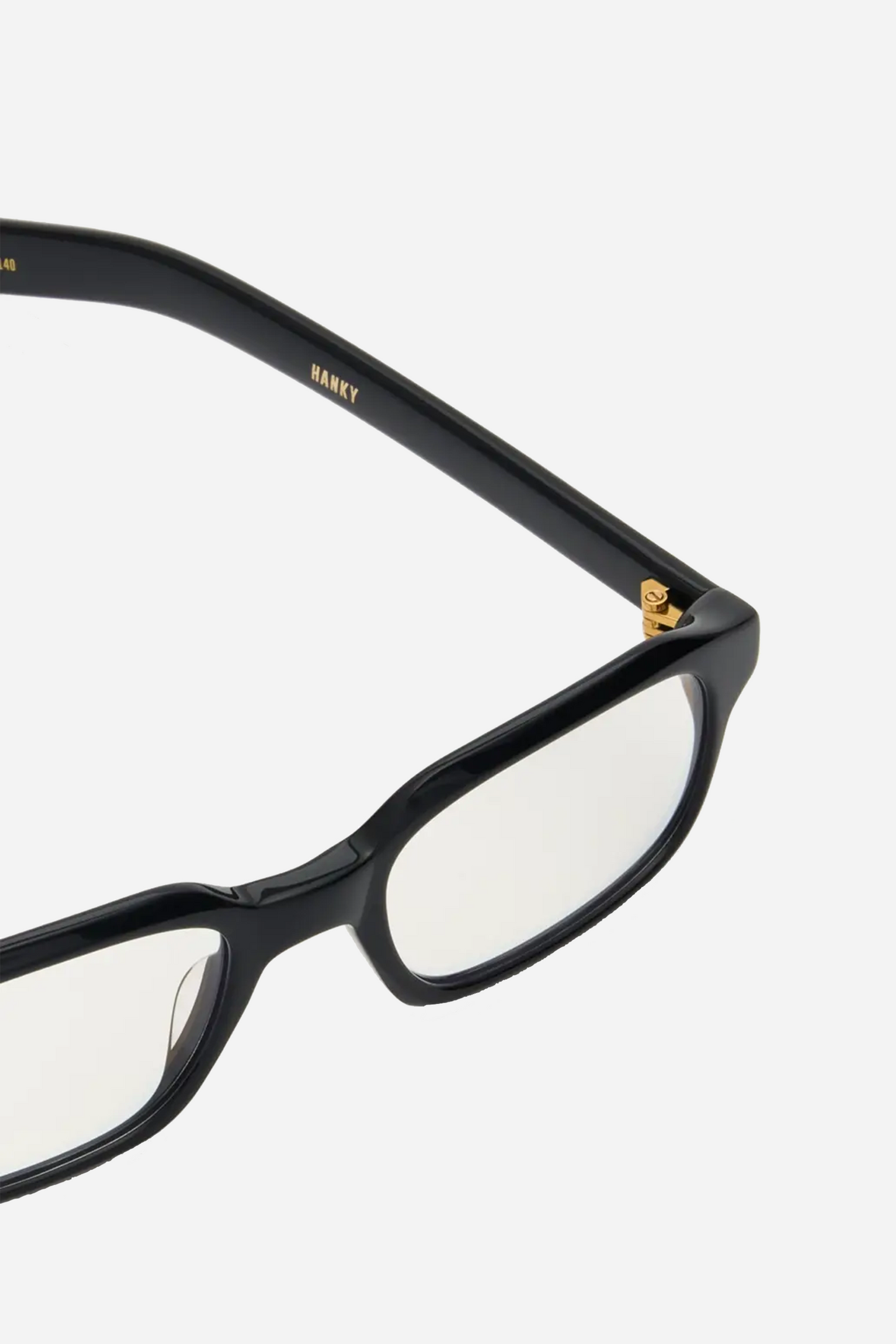 Hanky ​​Solid Black/Clear Lens Blue Light