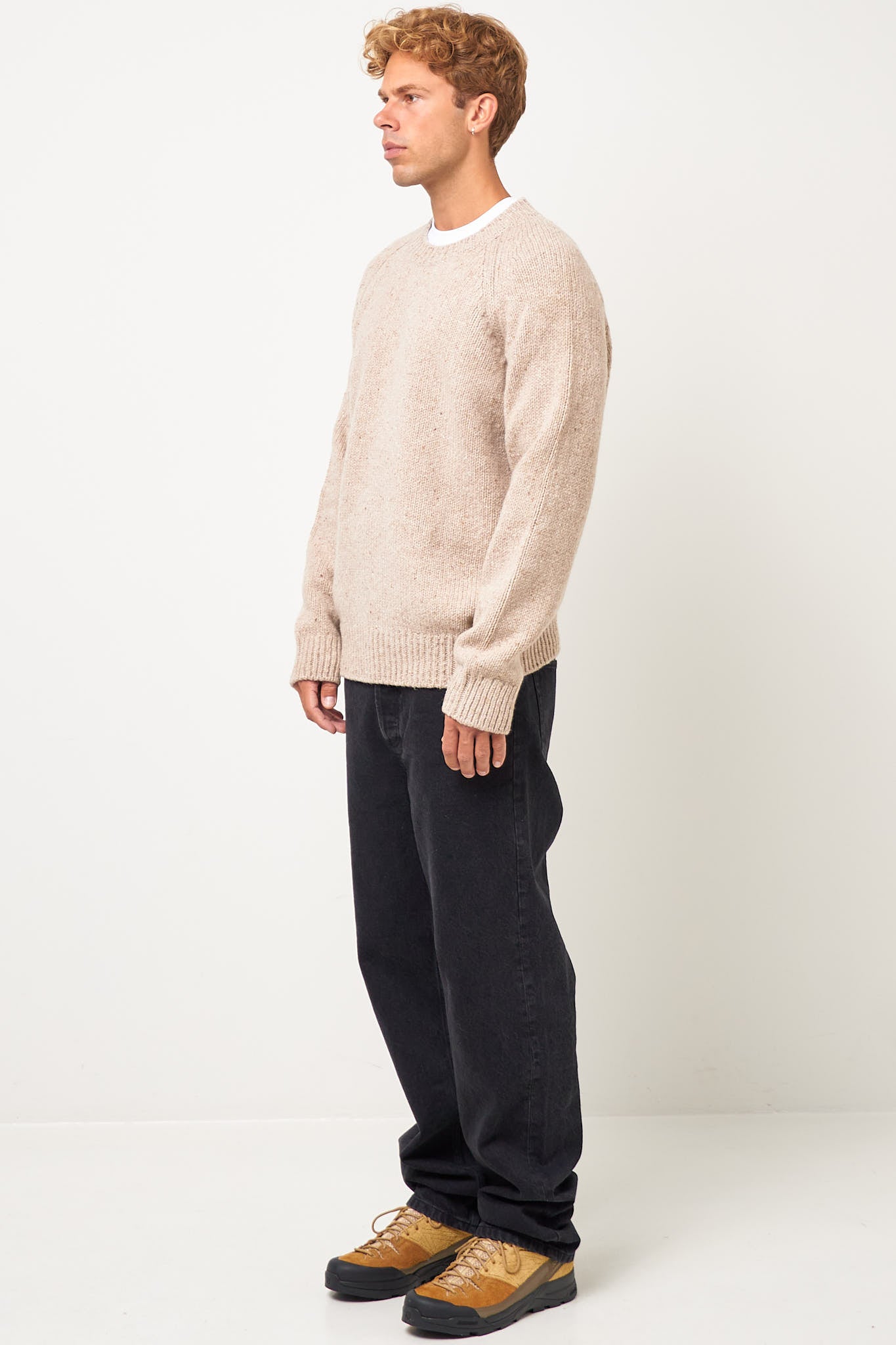 Harris Wool Knit Beige