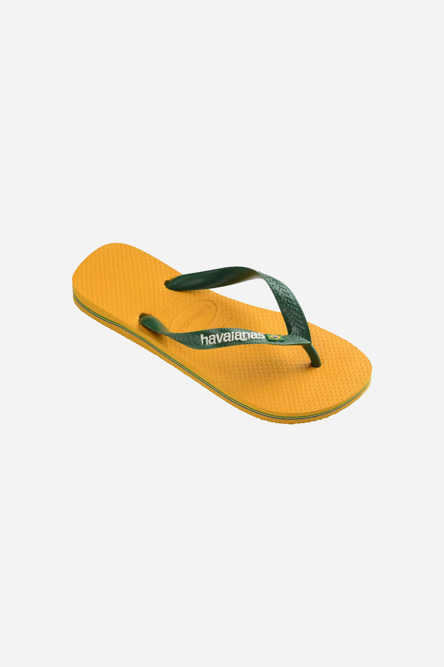 Havaianas Brasil Logo Green/Yellow