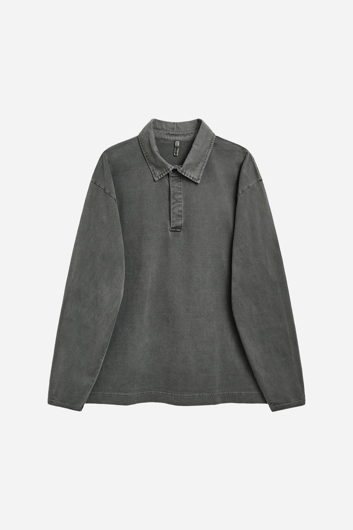 Heavy Jersey Rugby Polo Faded Black