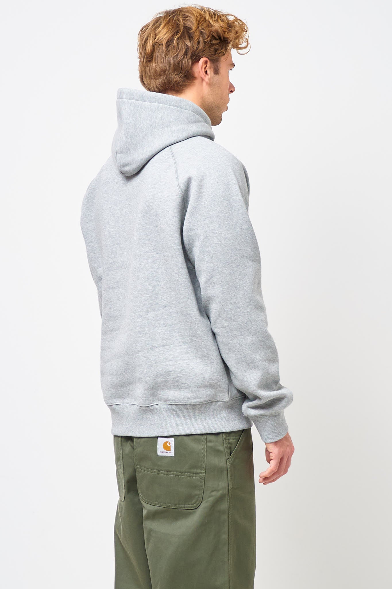 Hooded Chase Sweat Gray Heather/Gold