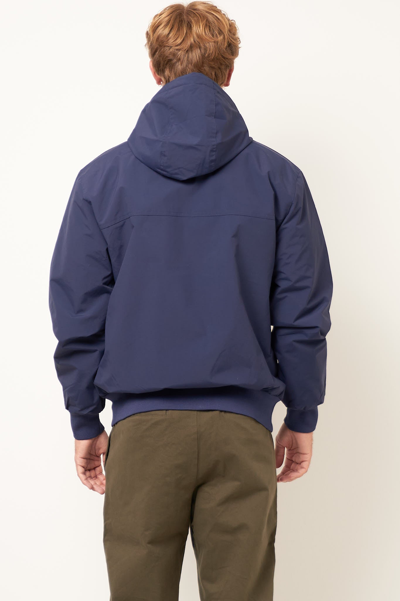 Hooded Sail Jacket Air Force Blue/White