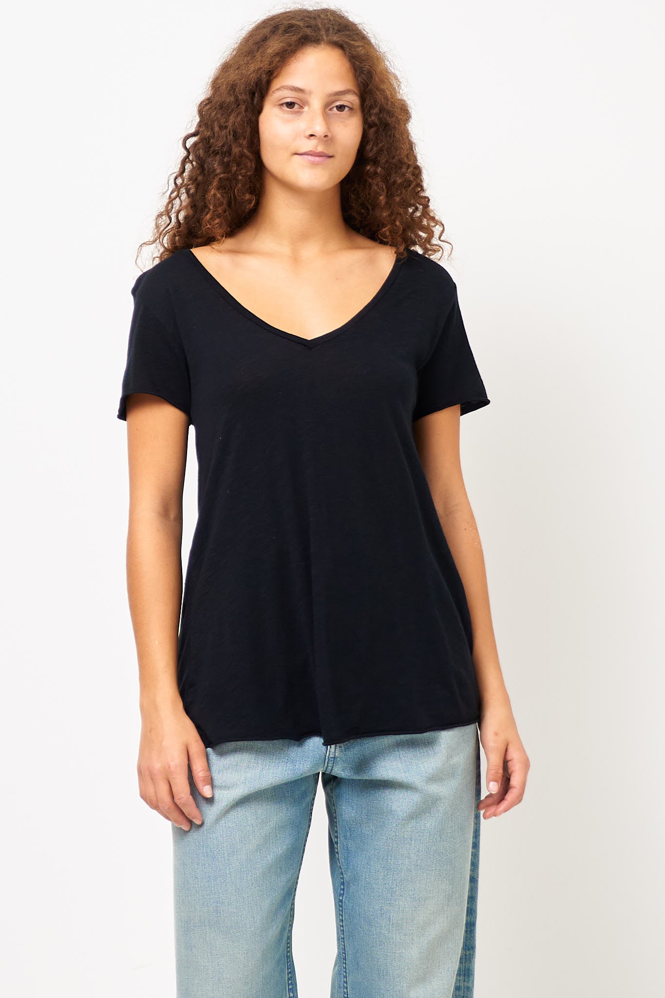 Jacksonville V-neck T-shirt Black