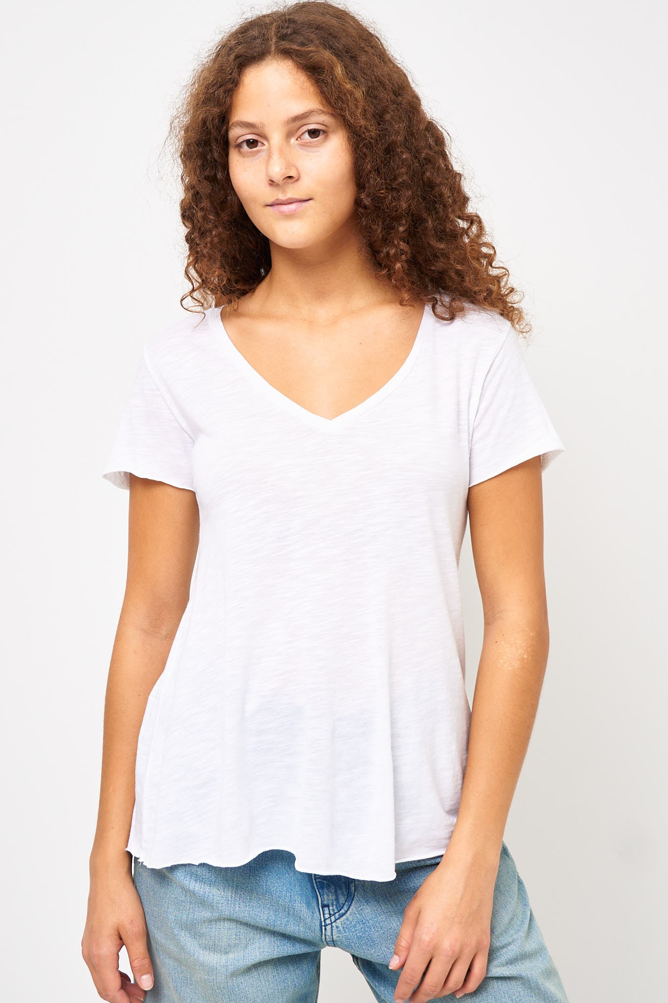Jacksonville V-neck T-shirt White