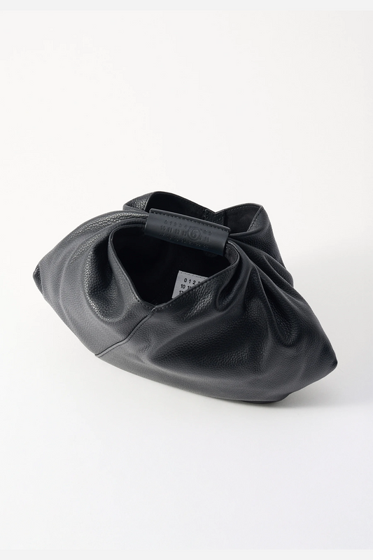 Japanese Draped Mini Bag Black