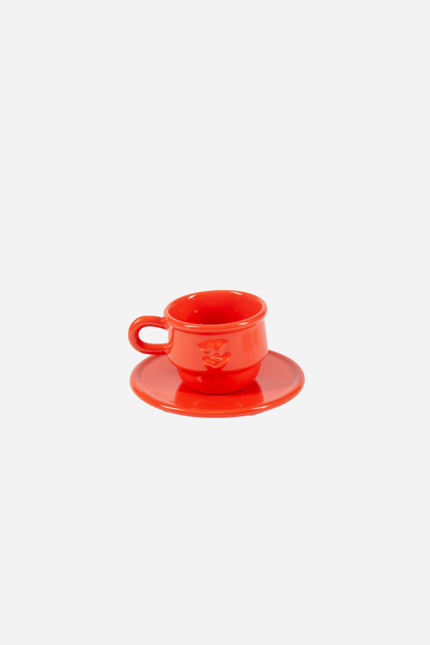 Kantine Saucer Freja Wewer Red 2 Pieces