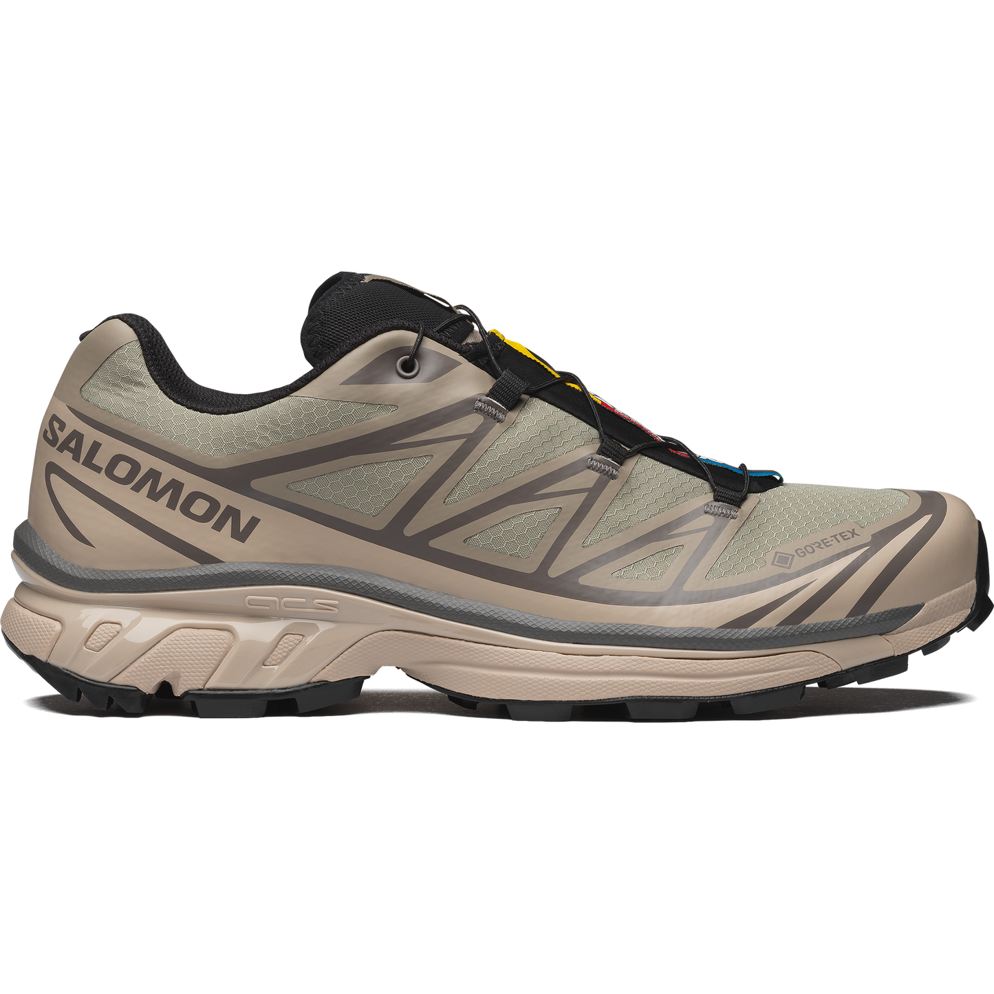 Salomon XT-6 GTX White Pepper/Silver Sage/Dark G — Sneakers