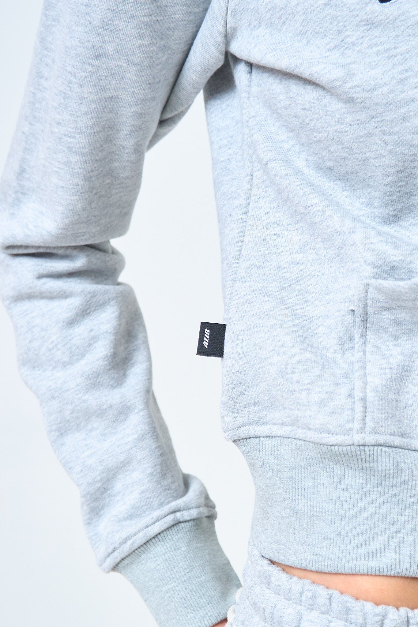 Lauren Tight Fit Hoodie Grey