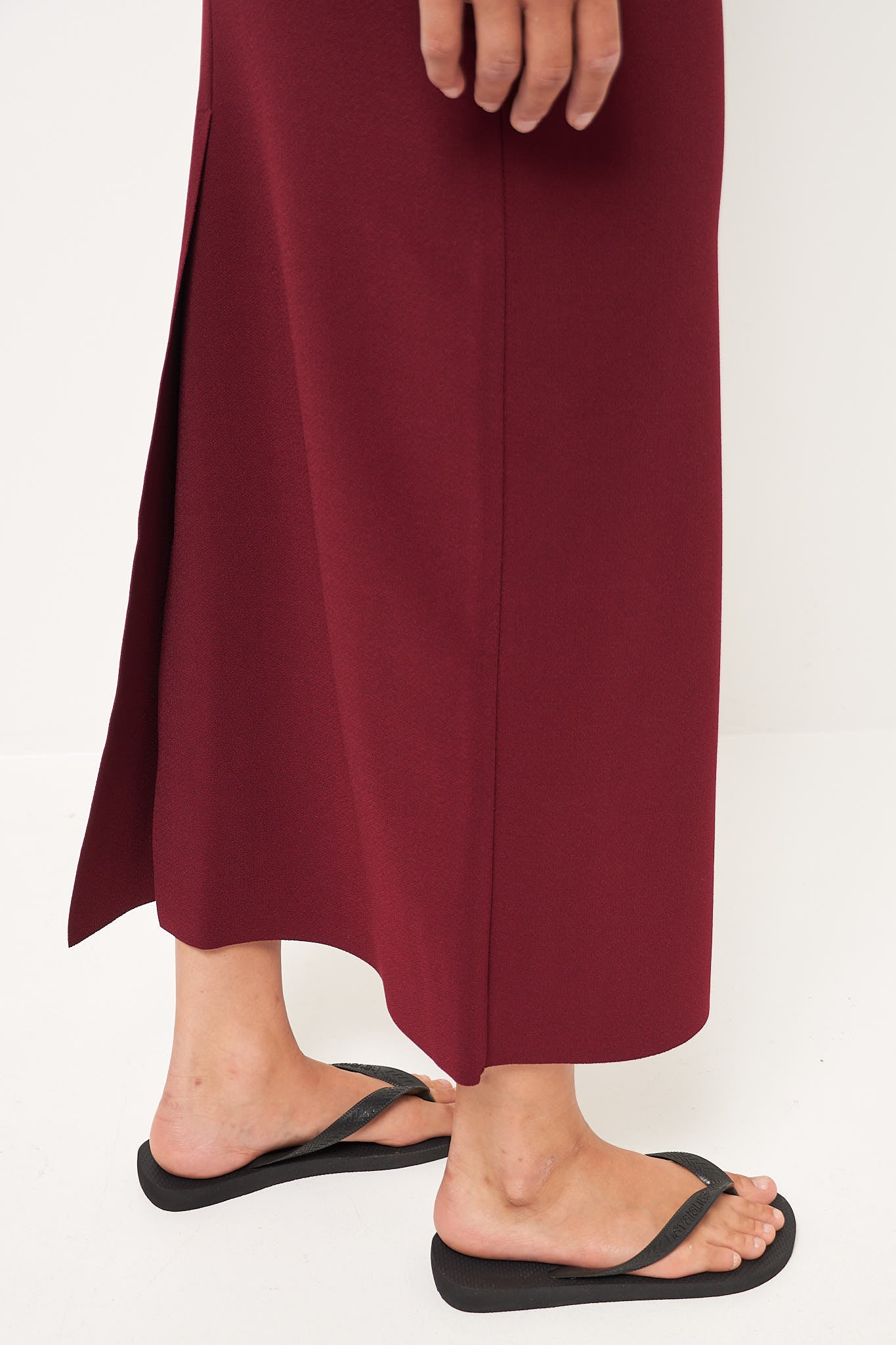 Lay2 H Long Skirt Burgundy