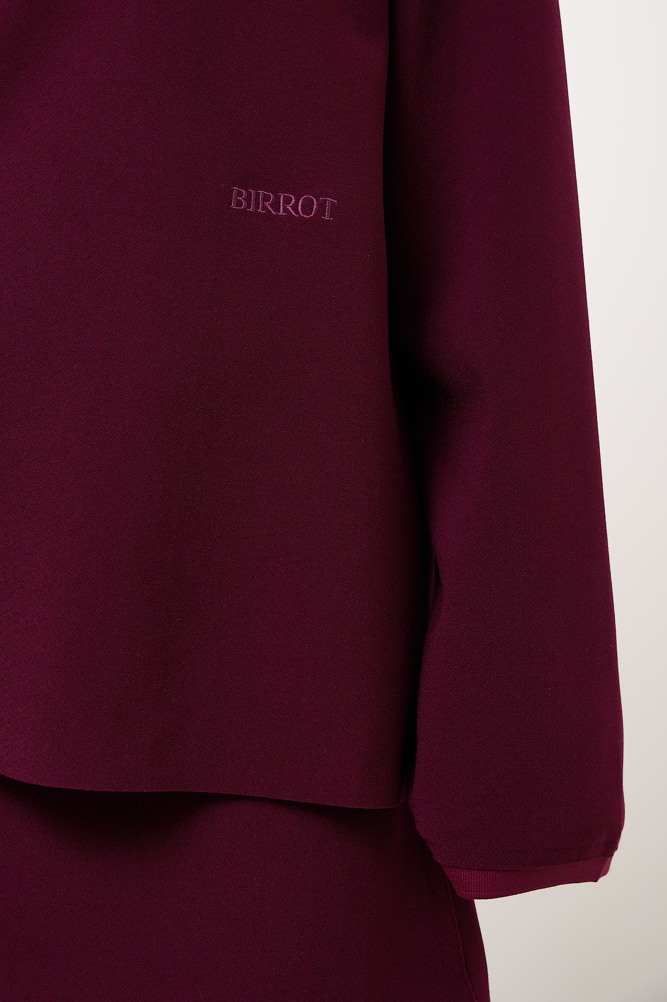 Lay2 Long-Sleeve Polo Maroon