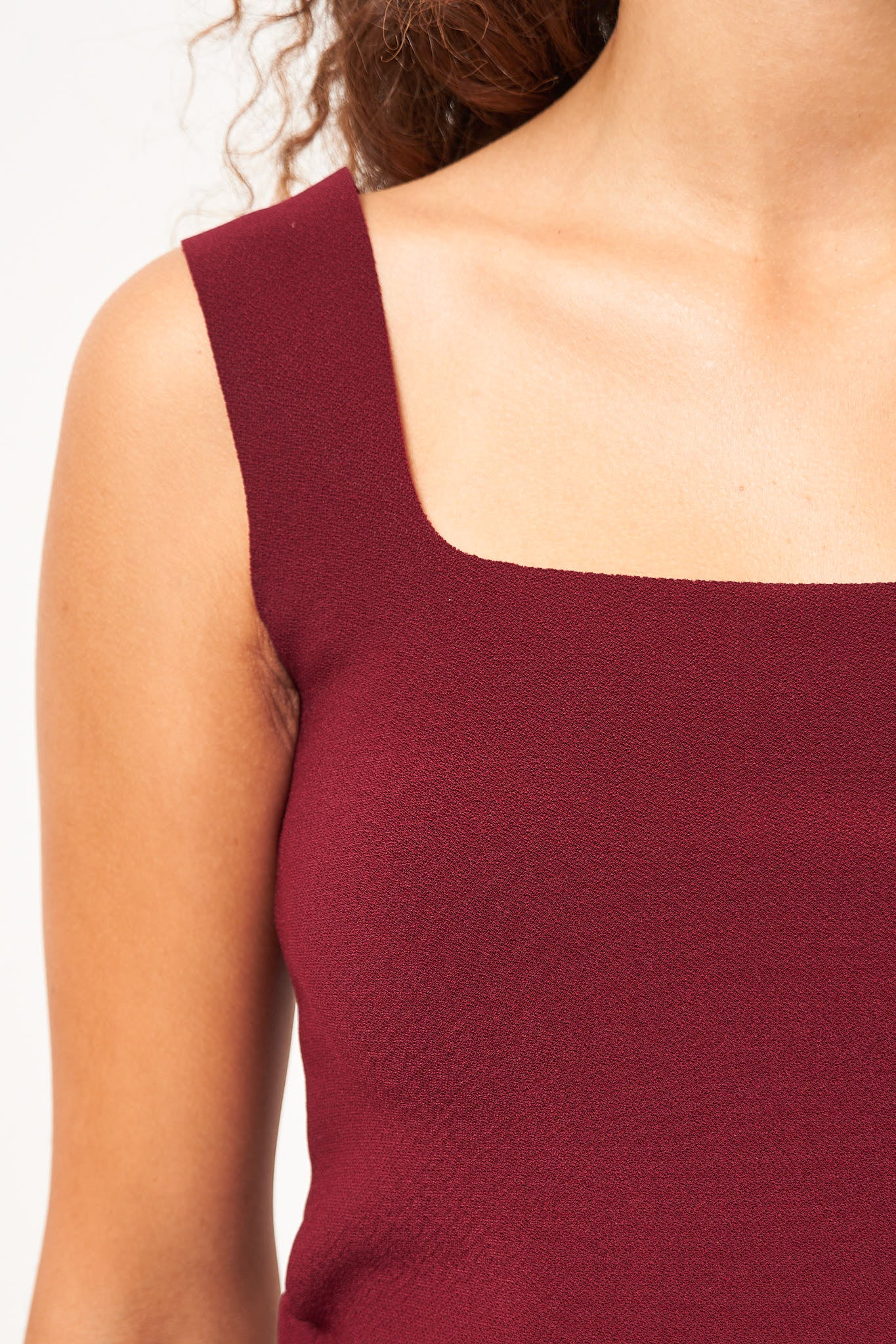 Lay2 Sleeveless Top Burgundy