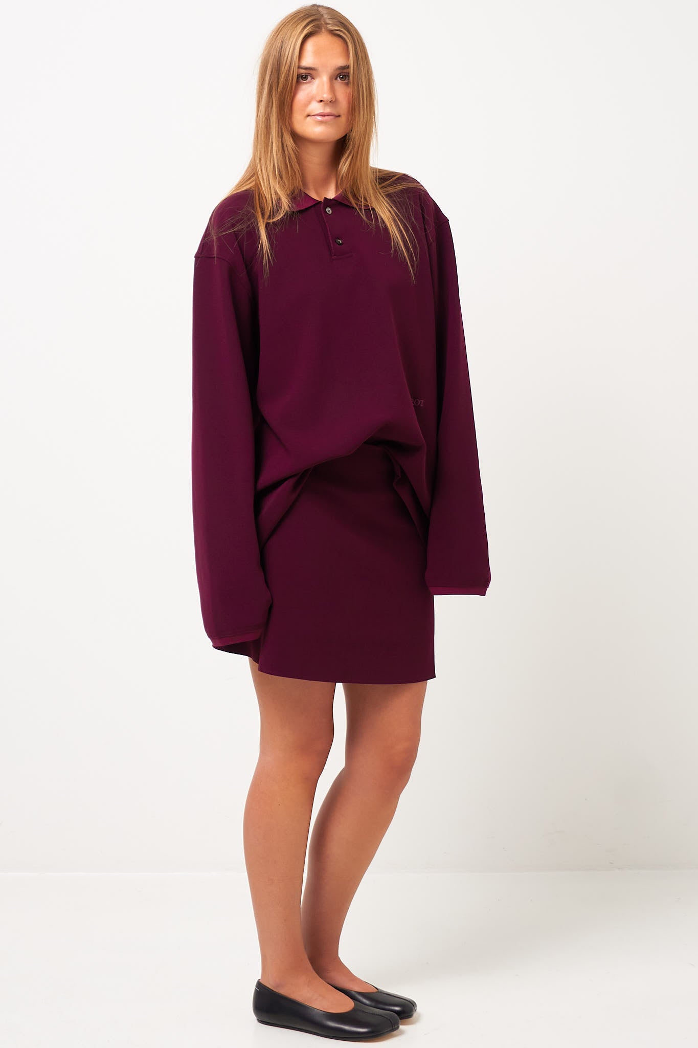 Lay3 A Mini Skirt Maroon