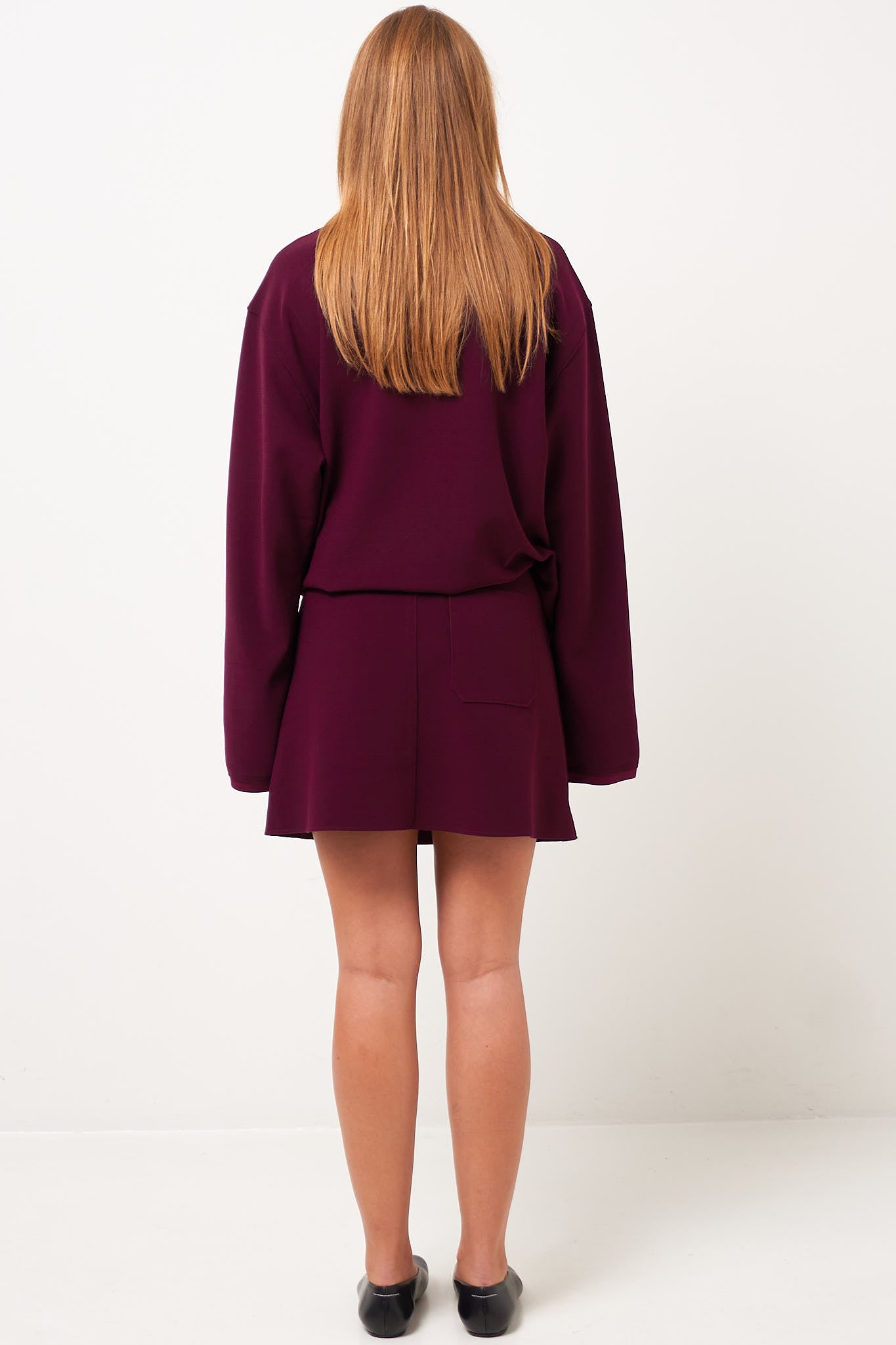 Lay3 A Mini Skirt Maroon