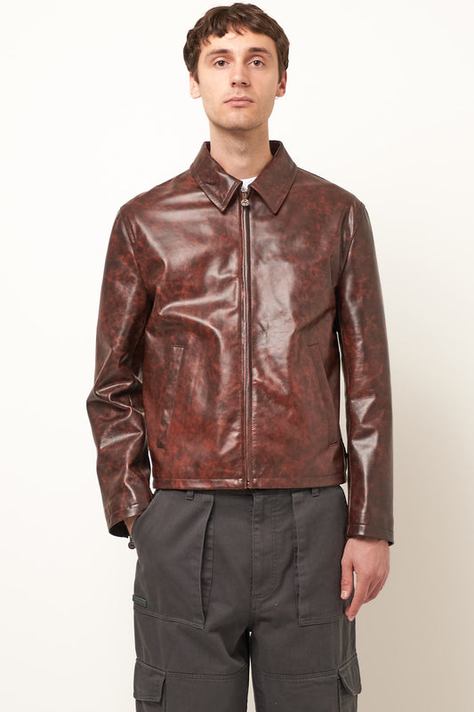 Leather Jacket Brown