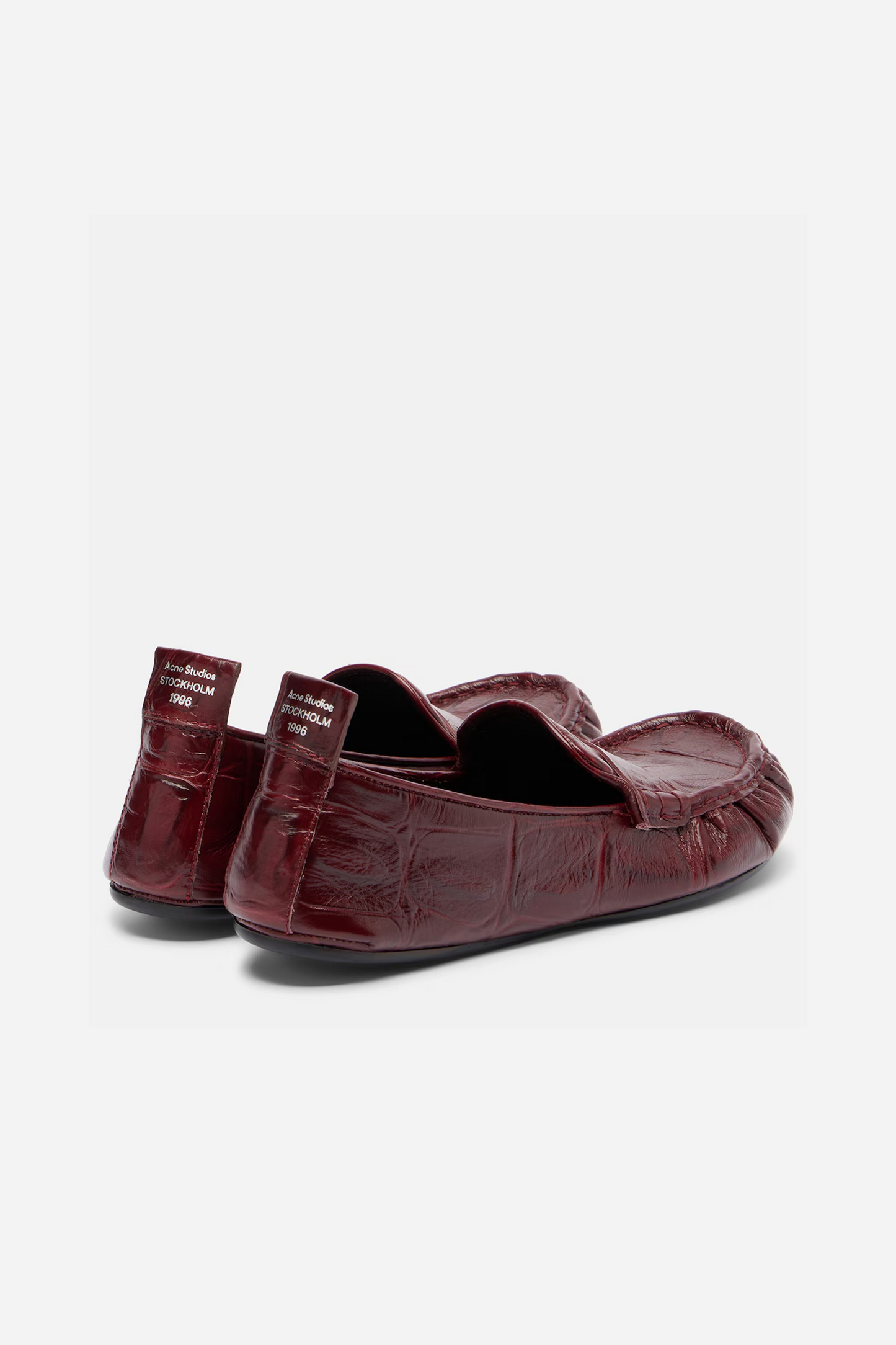 Leather Loafers Burgundy