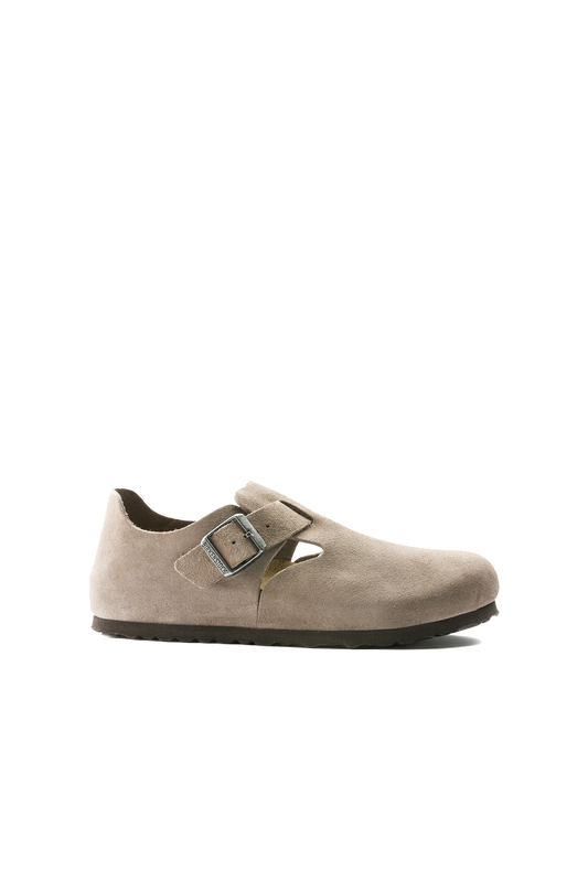 London Narrow Fit Suede Taupe