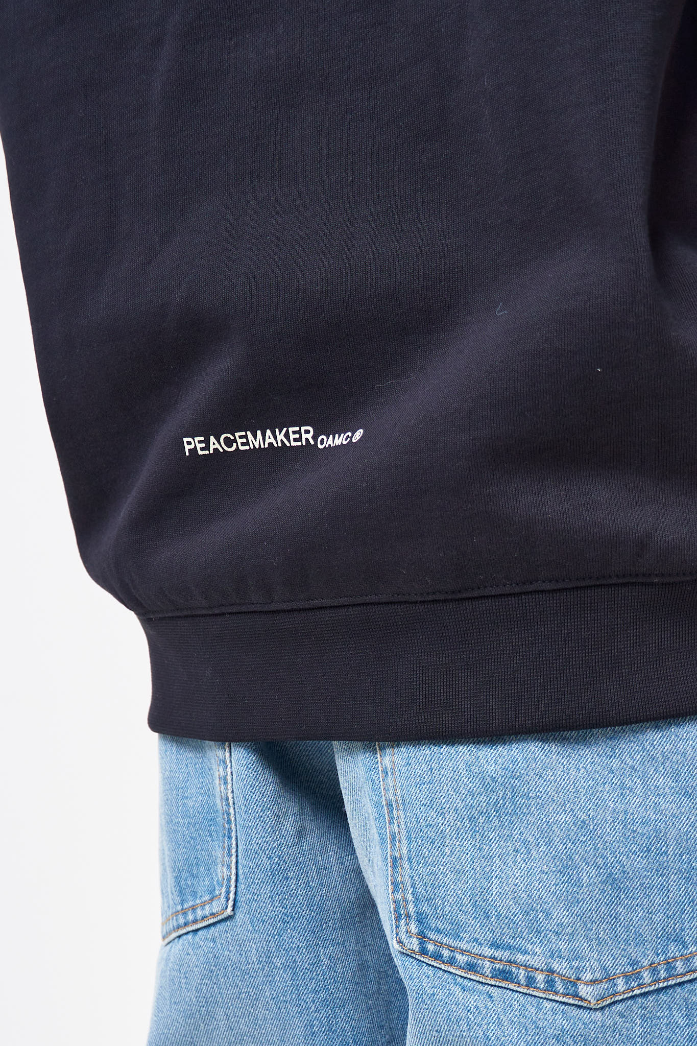 Loose Fit Hoodie Languages ​​Print Black