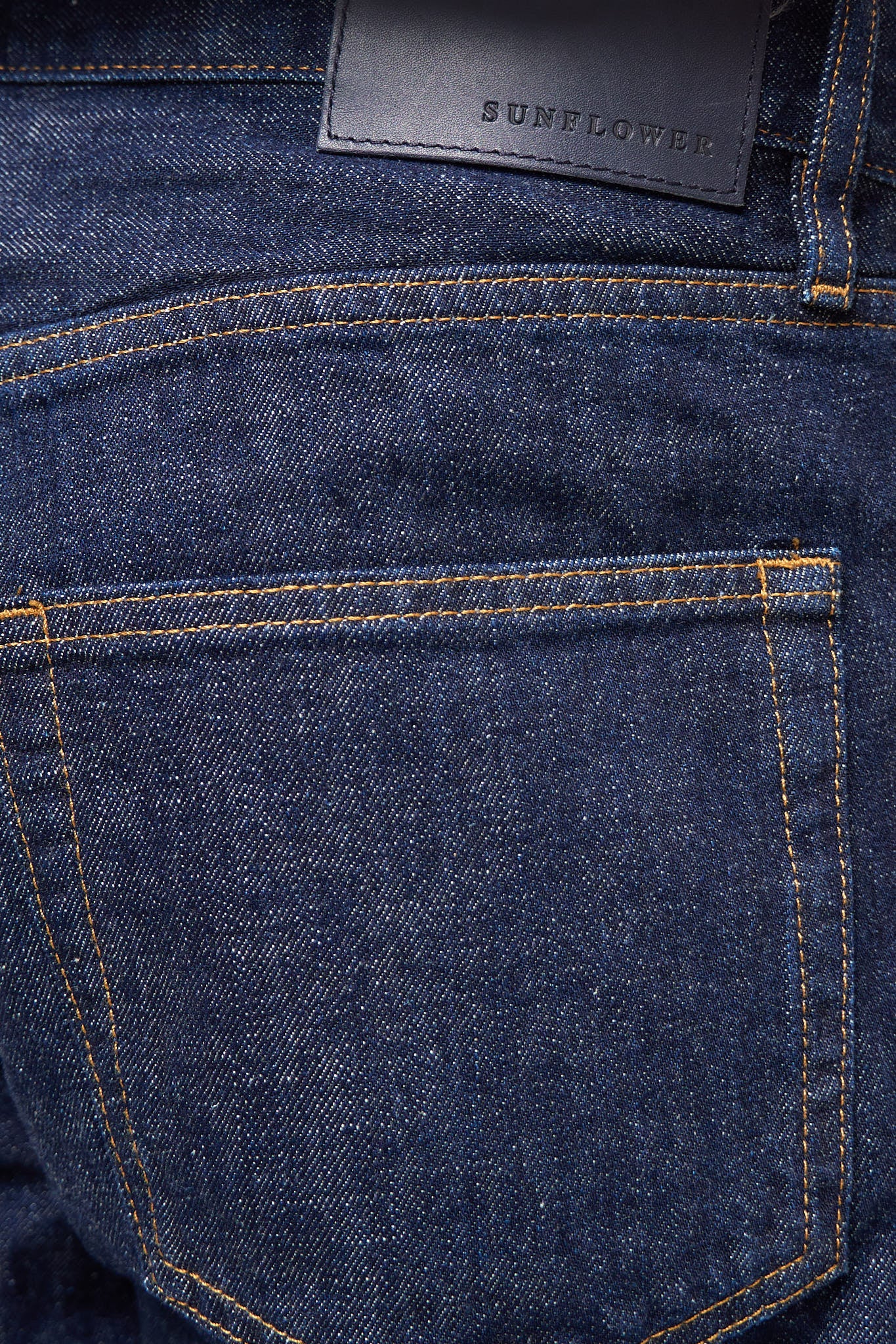 Loose Jeans Simple Rinse Blue