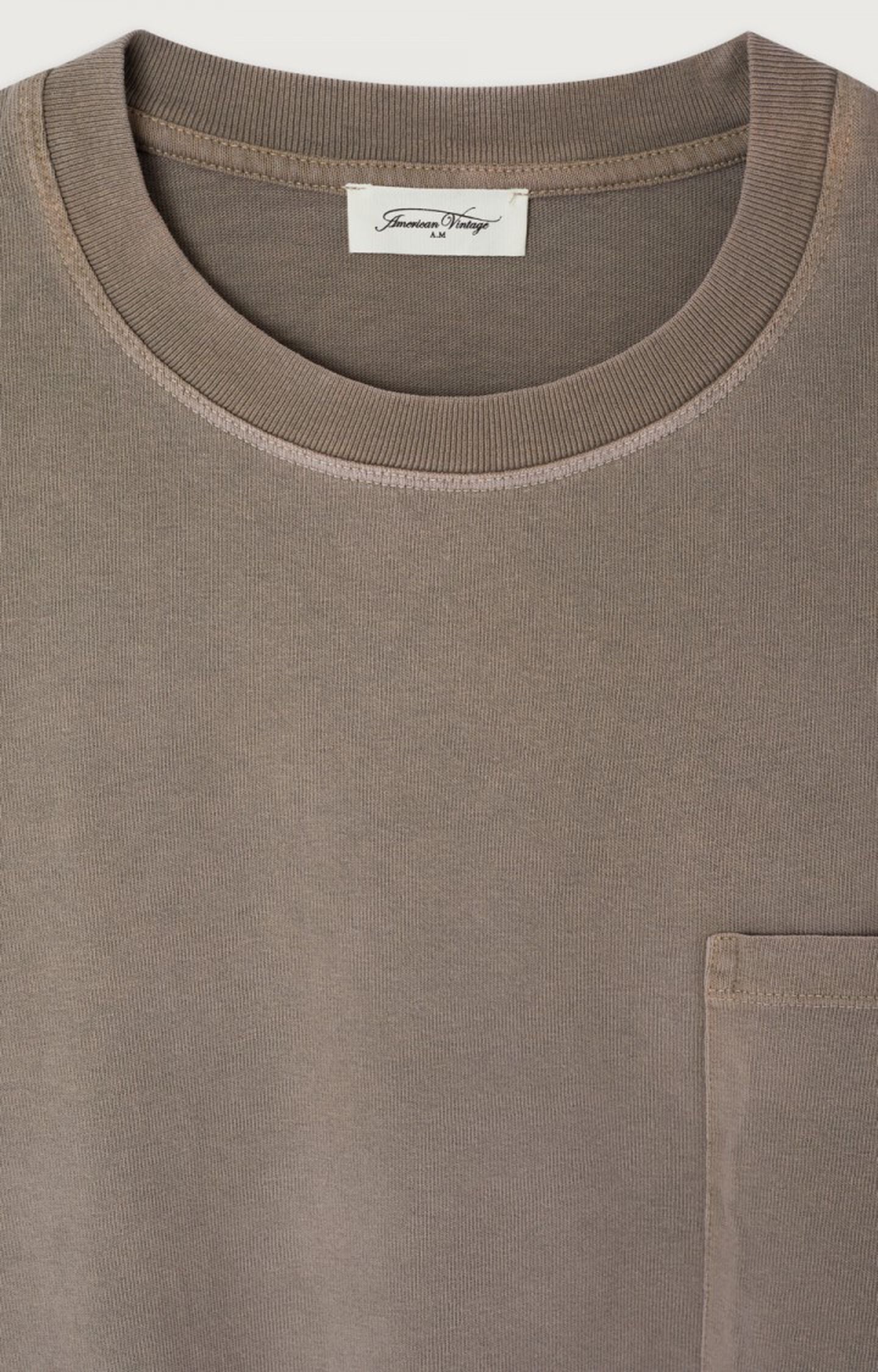 T-Shirt Ample Ml Col Rond Grisou Spray — bagside
