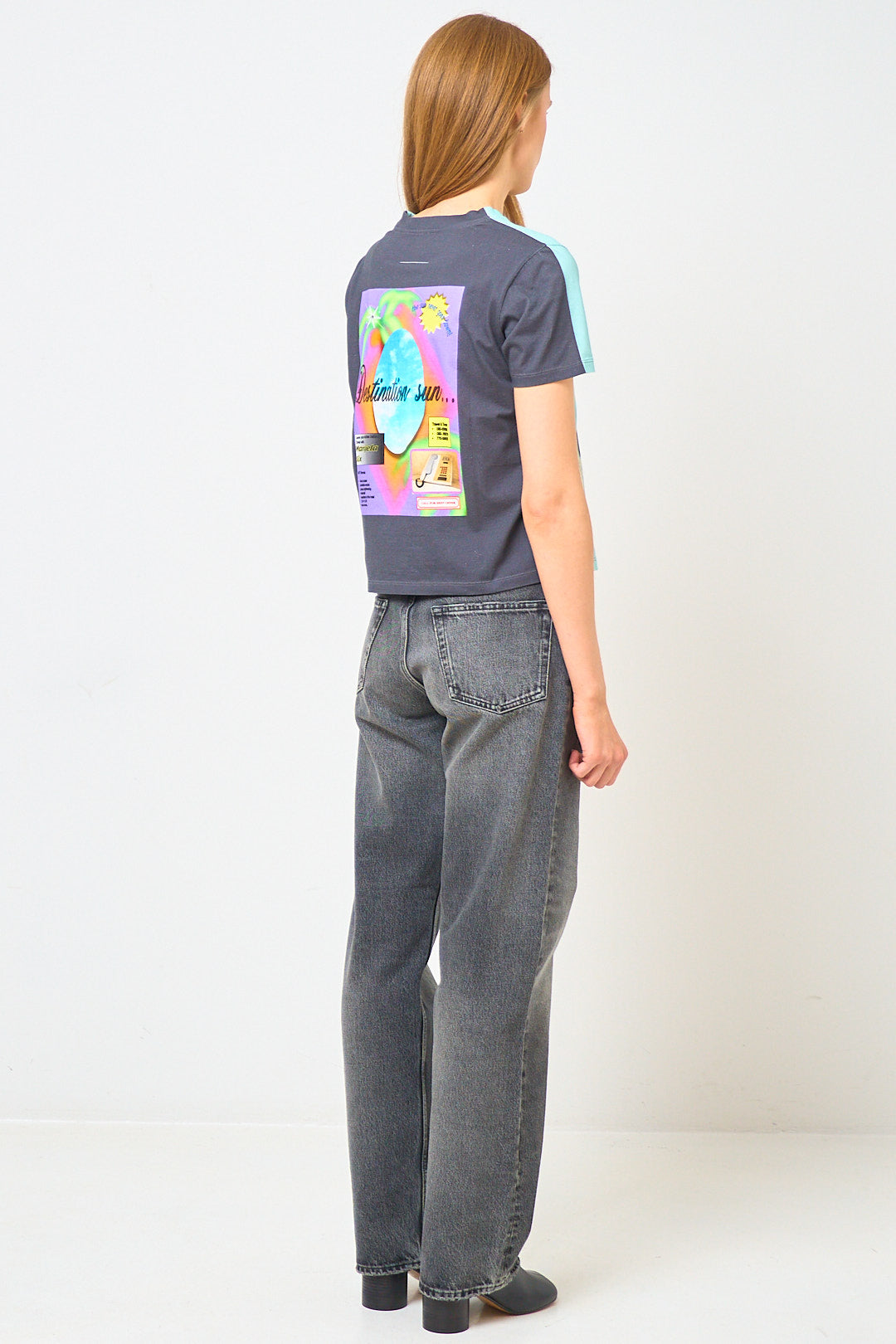 MM6 Maison Margiela - MM6 Telephone T-shirt Turquoise – STRØM