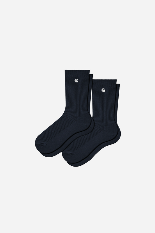 Madison Pack Socks Dark Navy/White