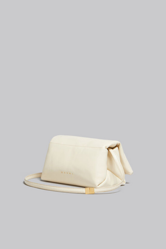 Small Prisma Leather Bag Ivory