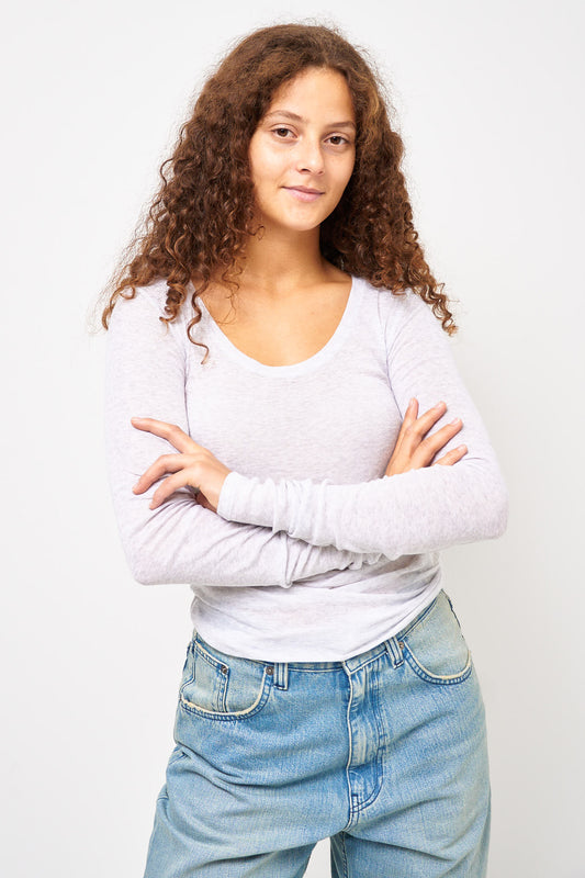 Massachusetts LS T-shirt Heather Grey