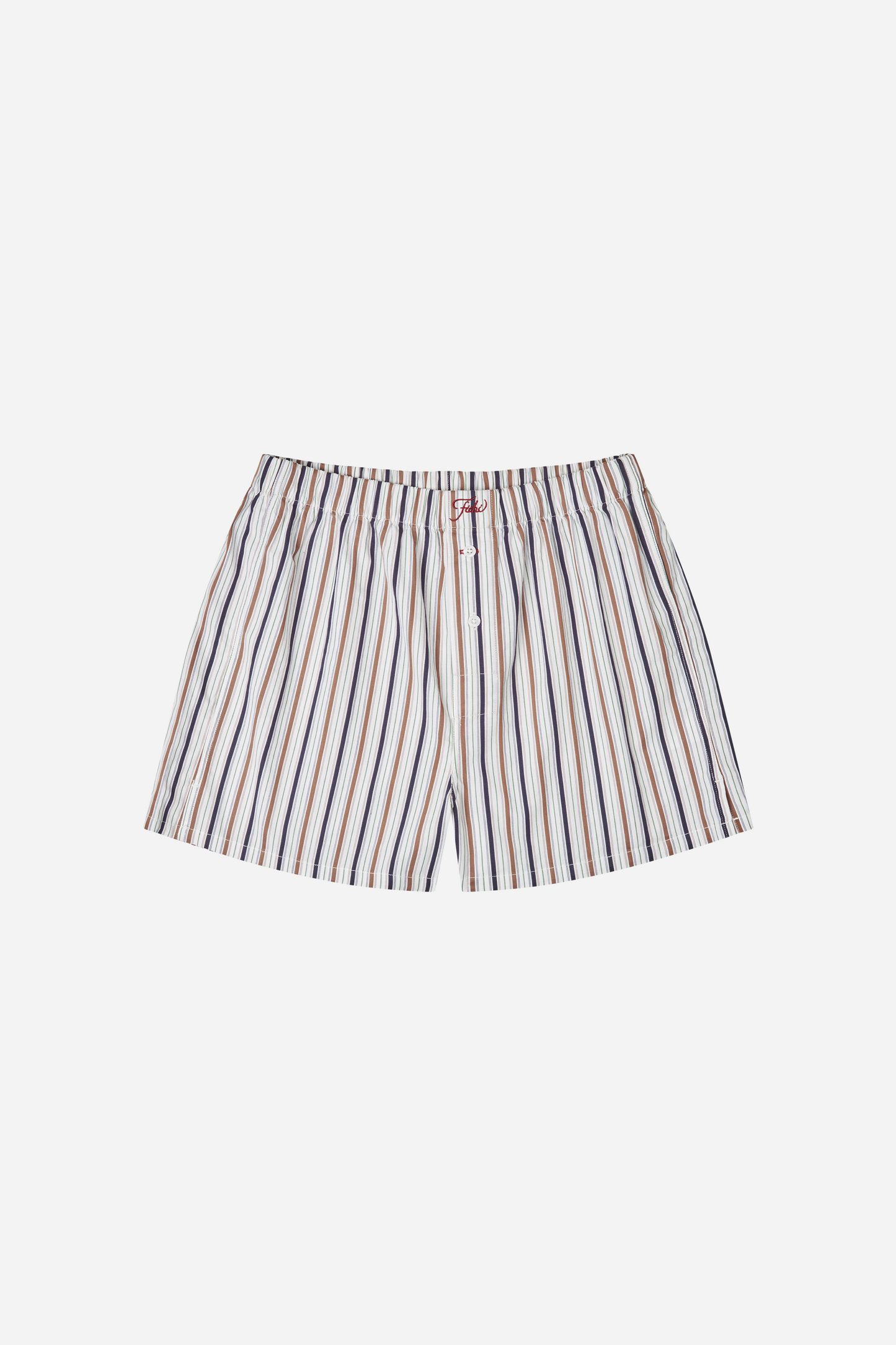 Moss And Brown Stripe Boxers