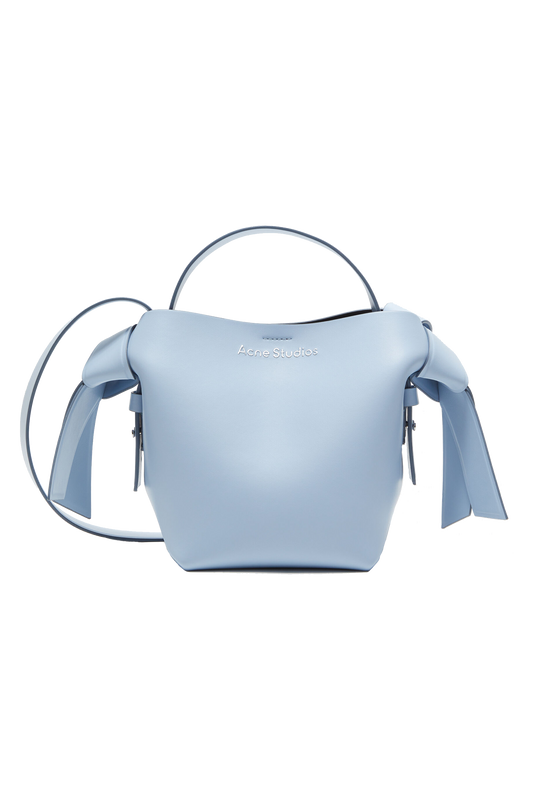 Musubi Mini Shoulder Bag Baby Blue/Brown