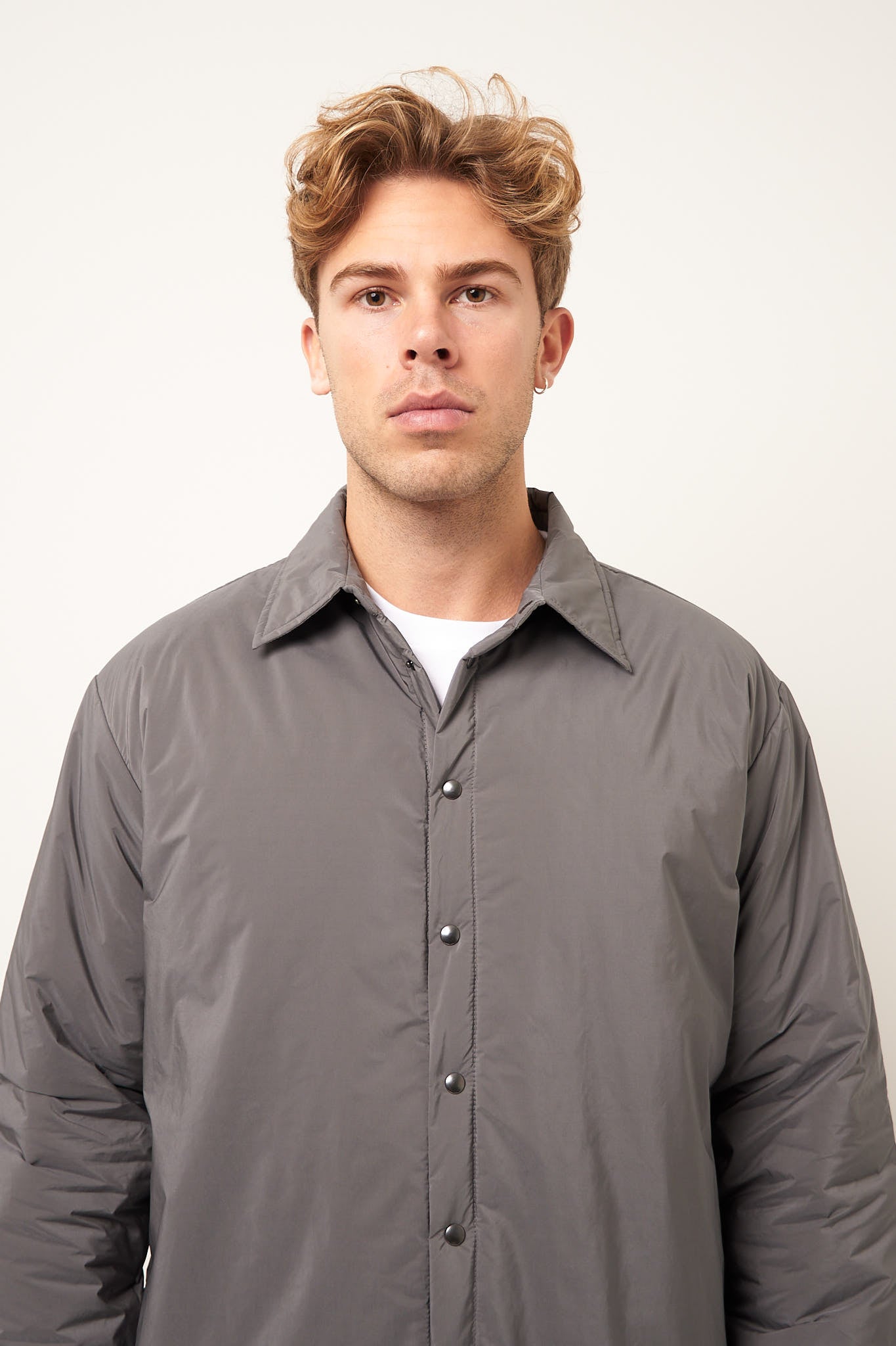 Padded Overshirt Grey