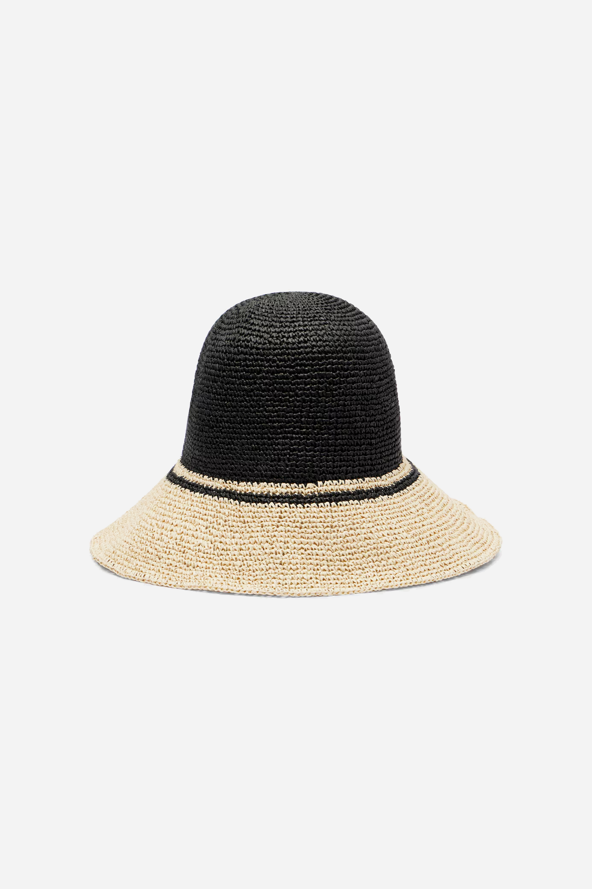 ☆Sale新品 TOTEME Paper straw hat BLACK TOTEME - Paper Straw Hat Black/Ecru – STRØM