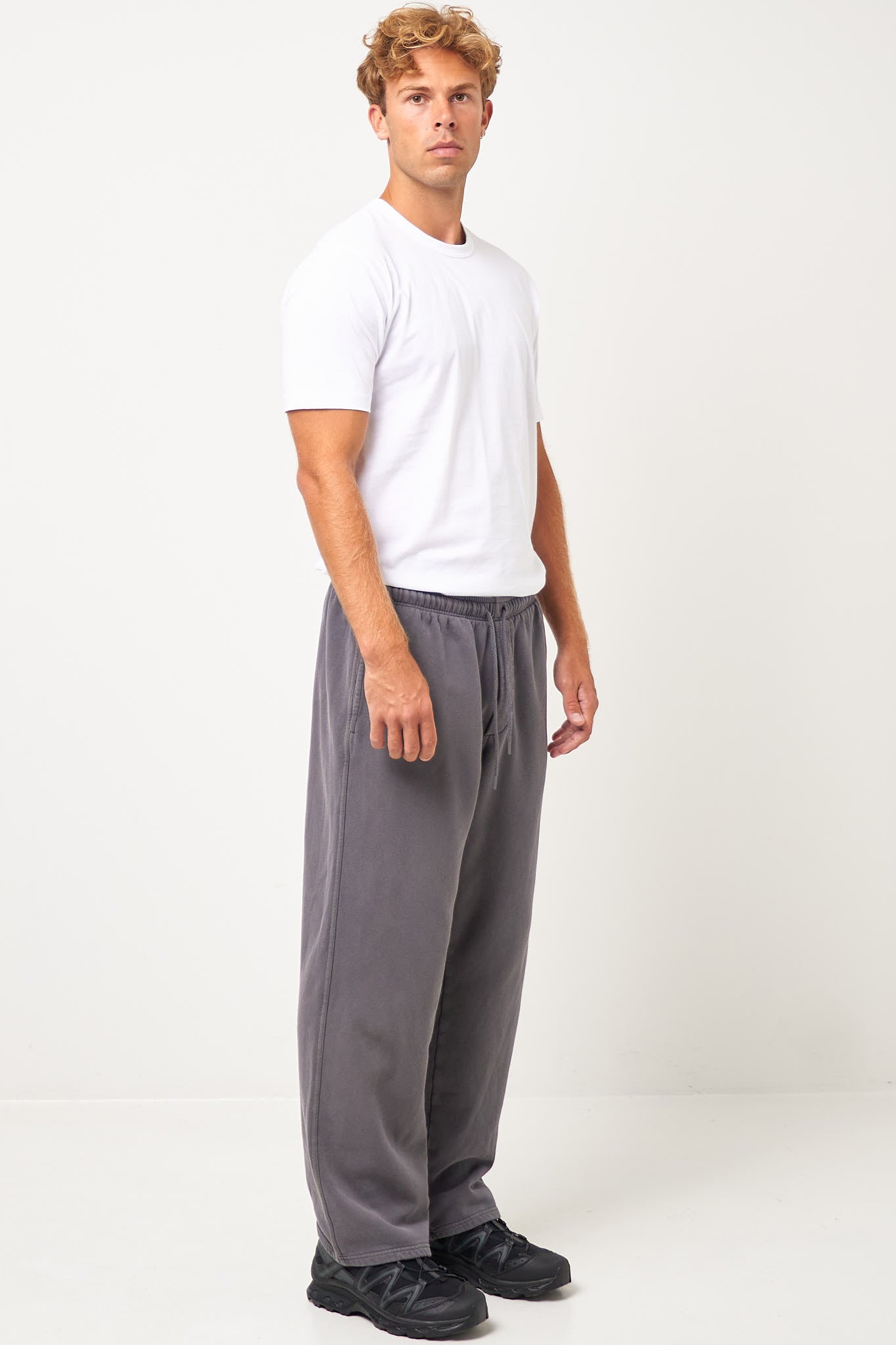 Plizzy Jogging Pants Vintage Ashen