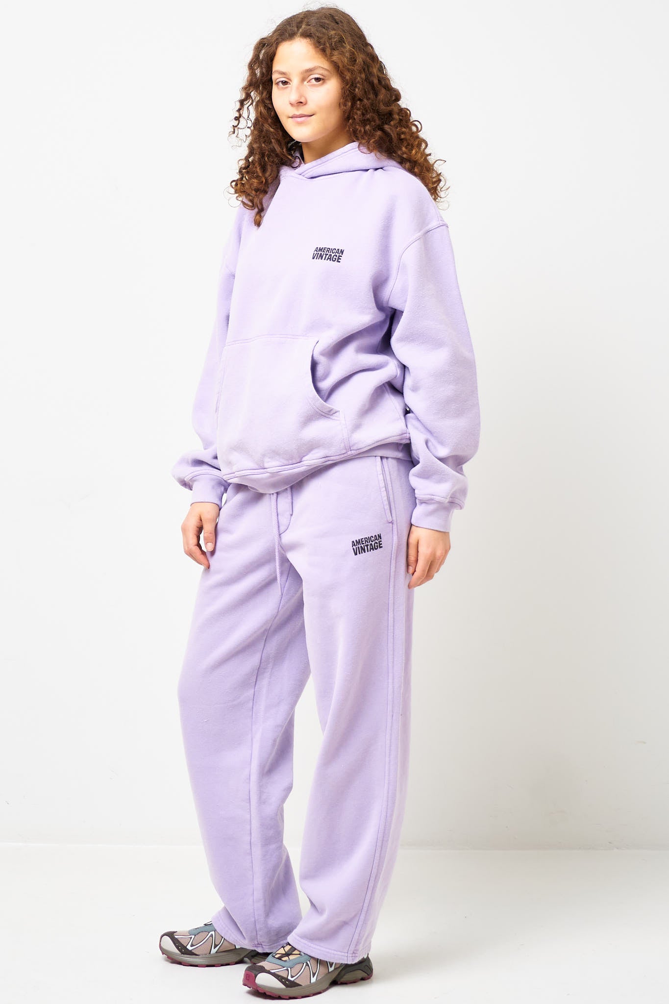 Plizzy Sweatshirt Vintage Pastel Lilac