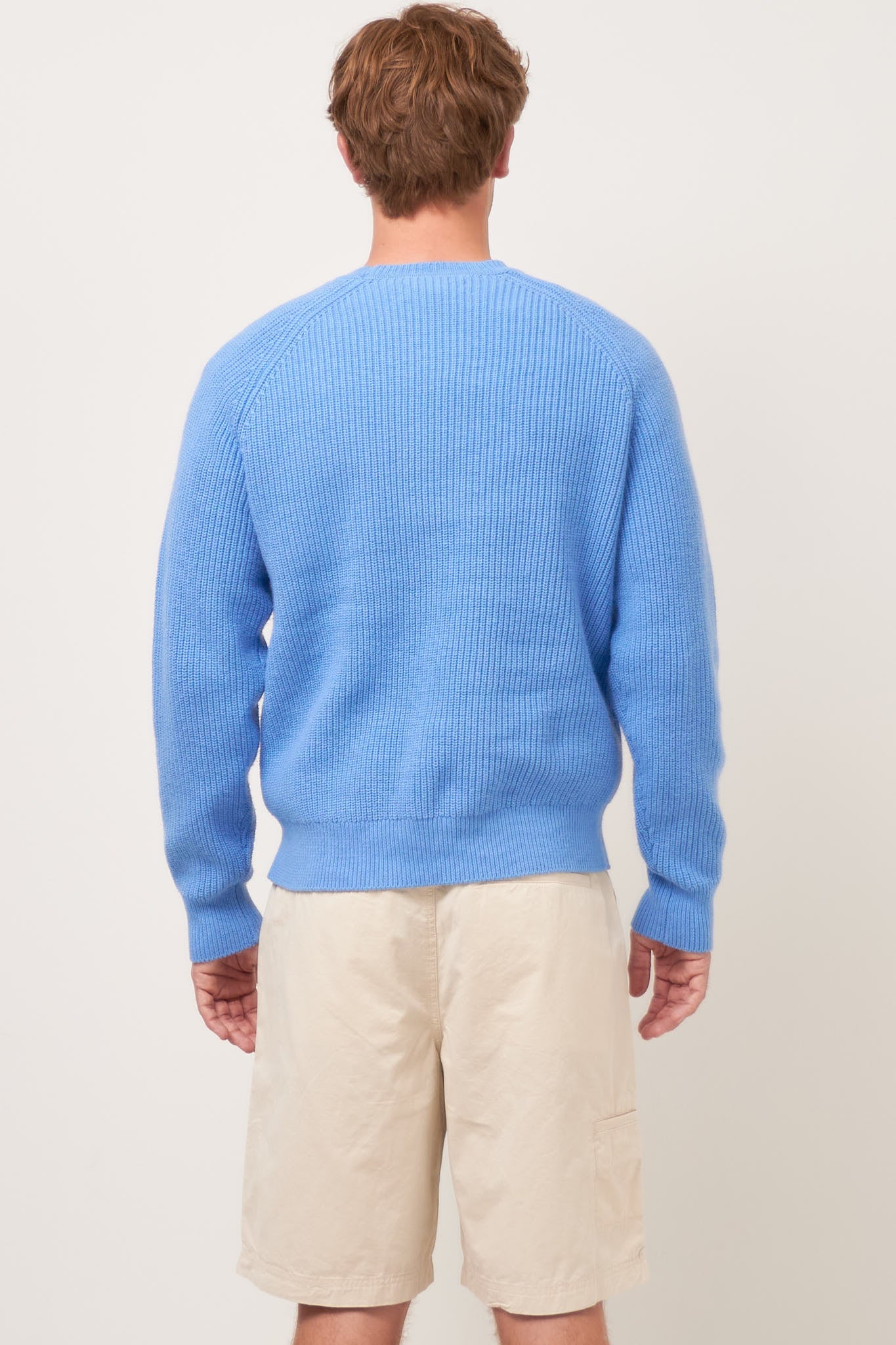 Pocket Crewneck Porcelain Blue