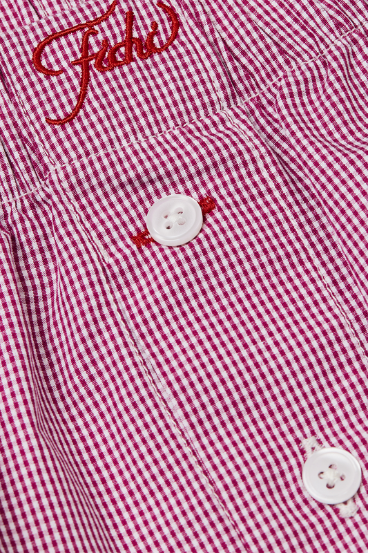 Purple And White Check Boxers