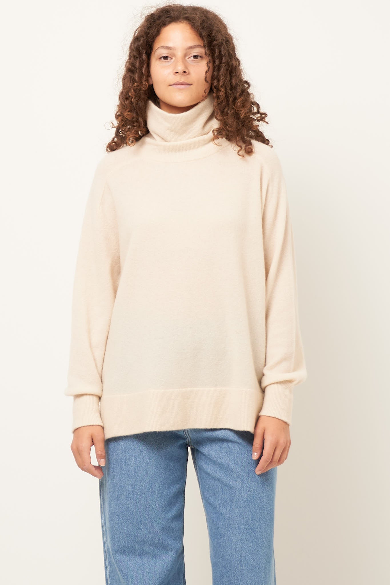 Raxow Roll Neck Sweater Natural