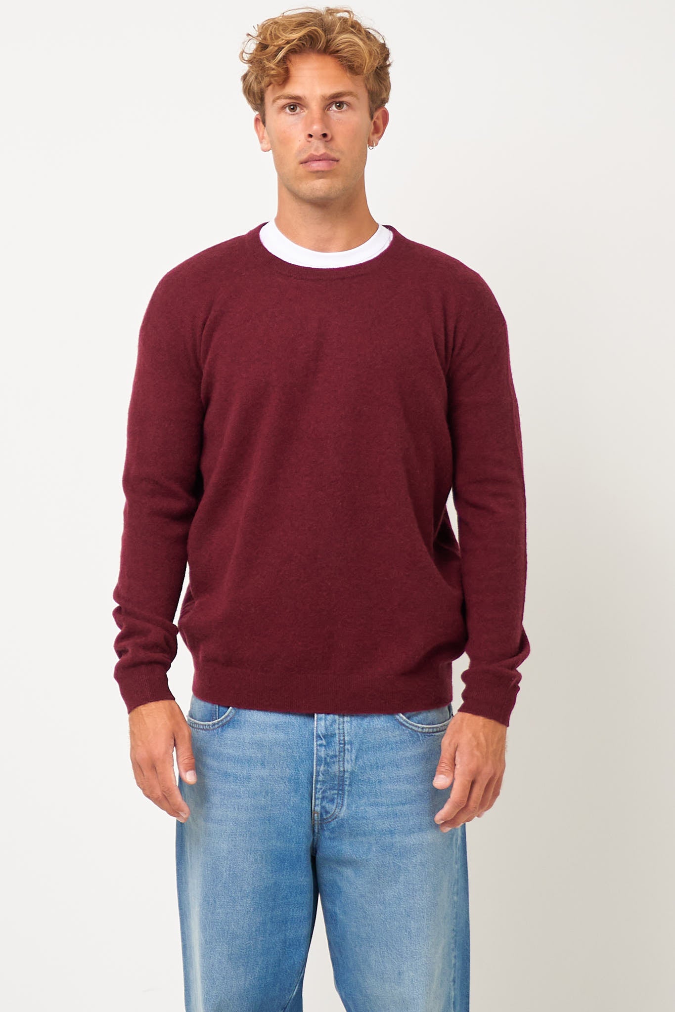 Raxow Sweater Garnet Melange