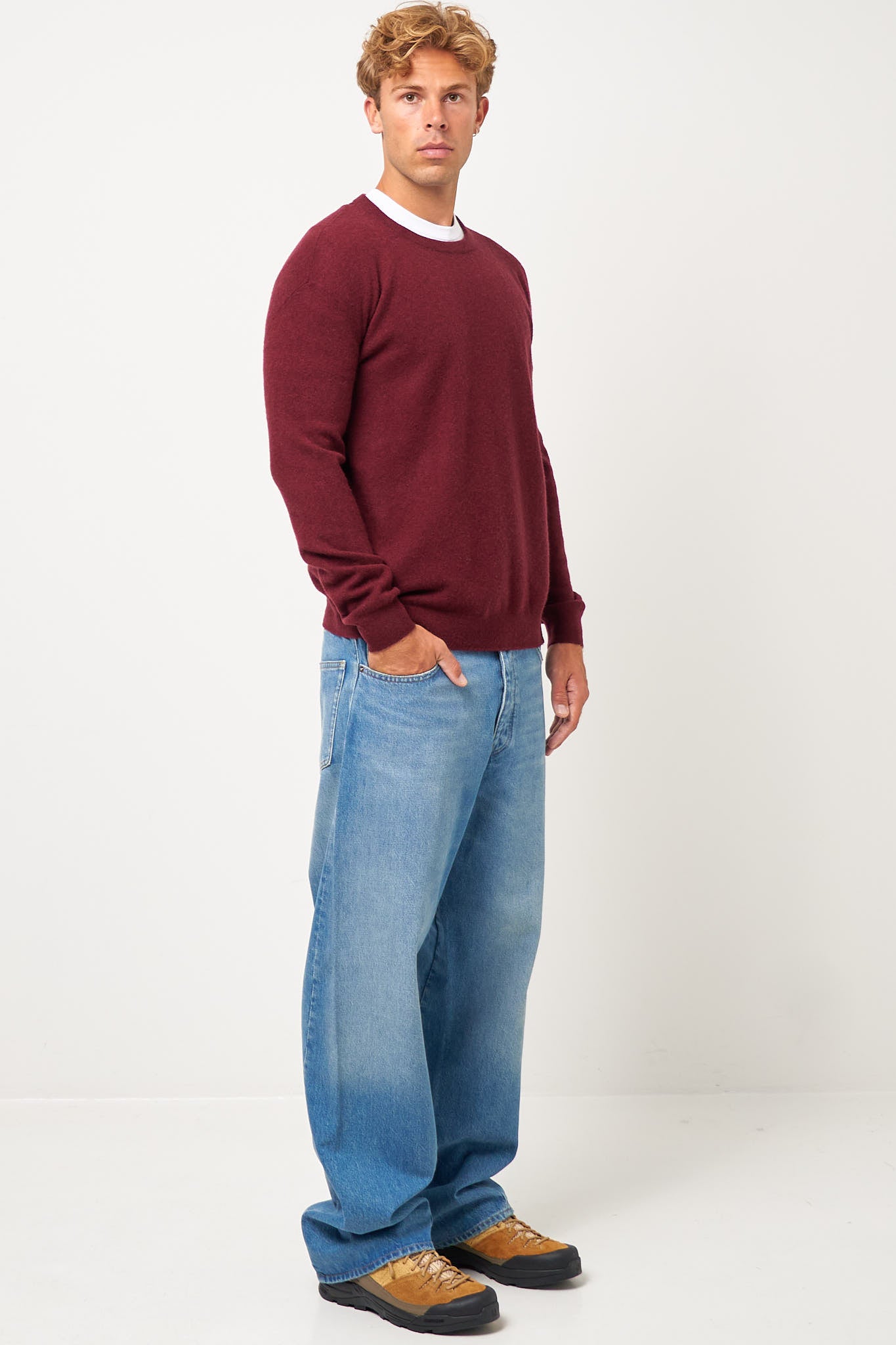 Raxow Sweater Garnet Melange