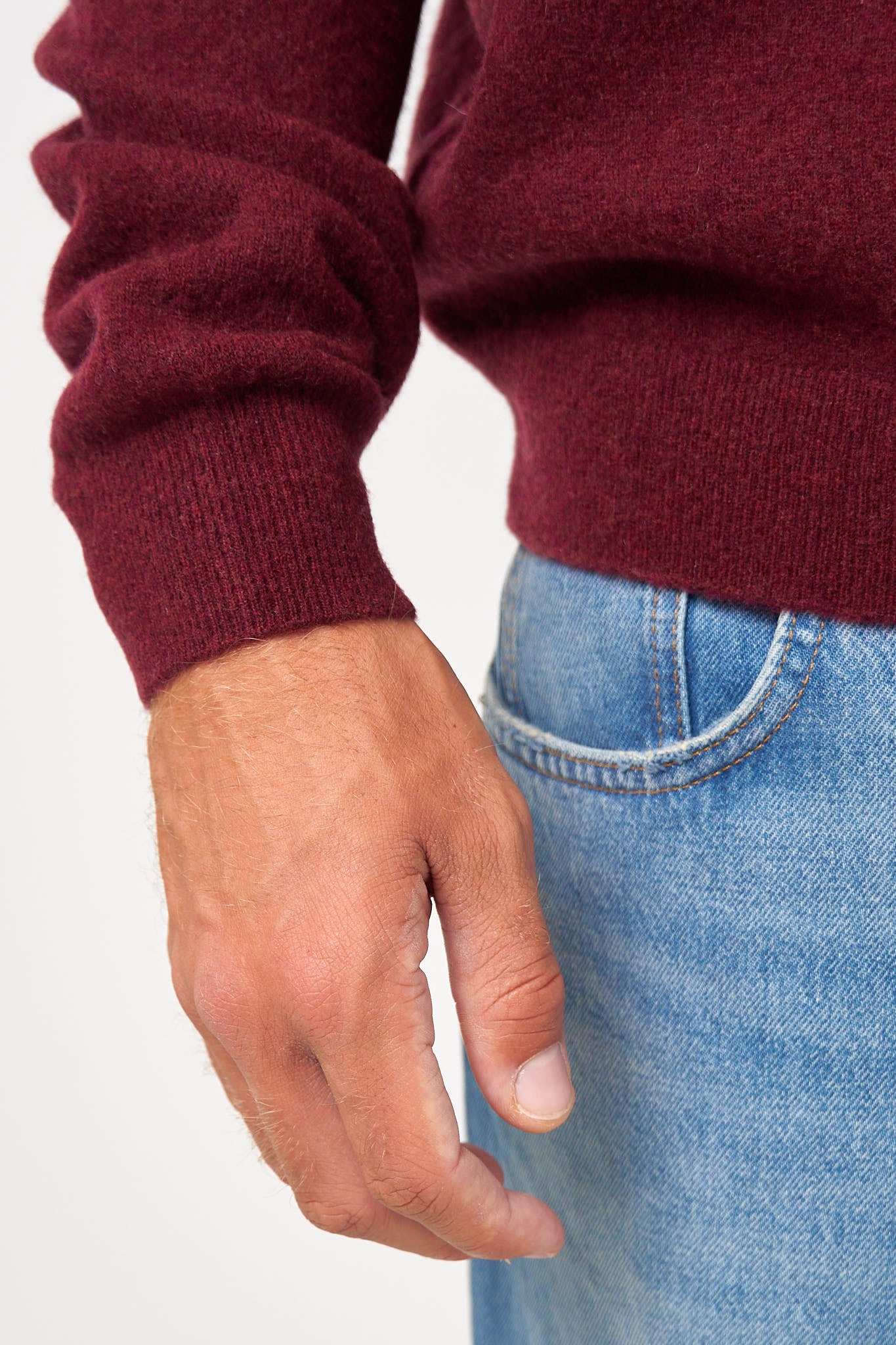 Raxow Sweater Garnet Melange