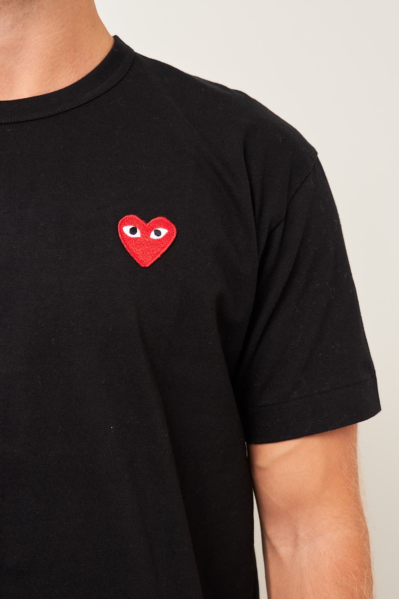 Red Heart T-shirt Black