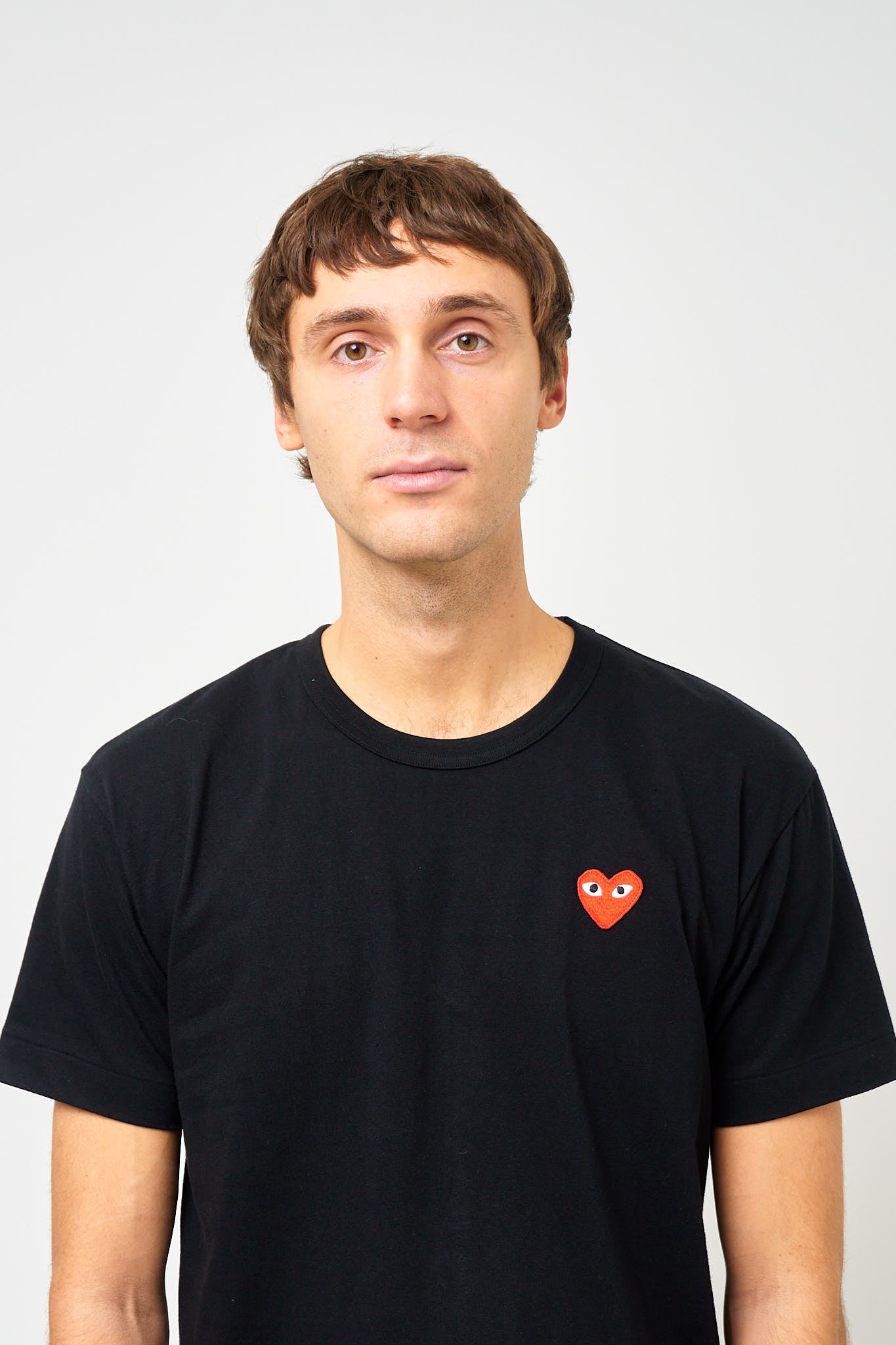 Comme des Garçons Play Red Heart T-shirt Black – STRØM