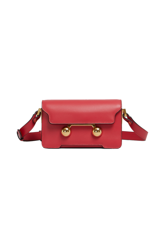 Red leather Trunkaroo mini shoulder bag