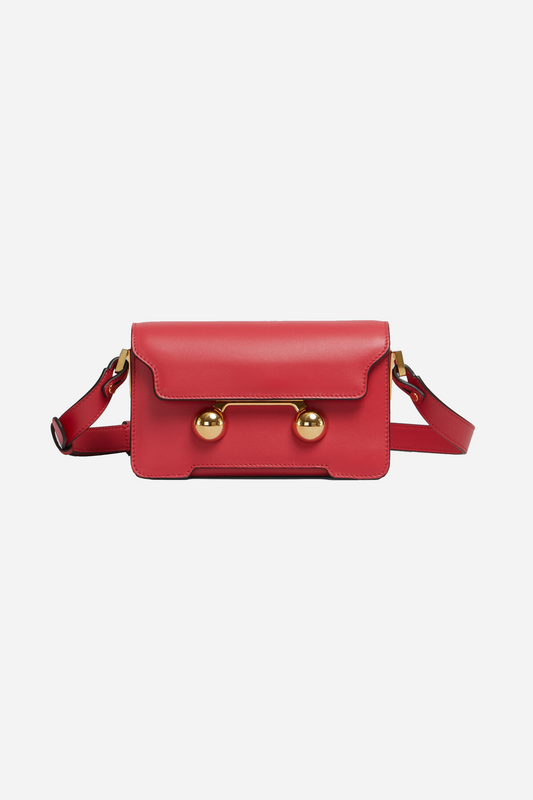 Red leather Trunkaroo mini shoulder bag