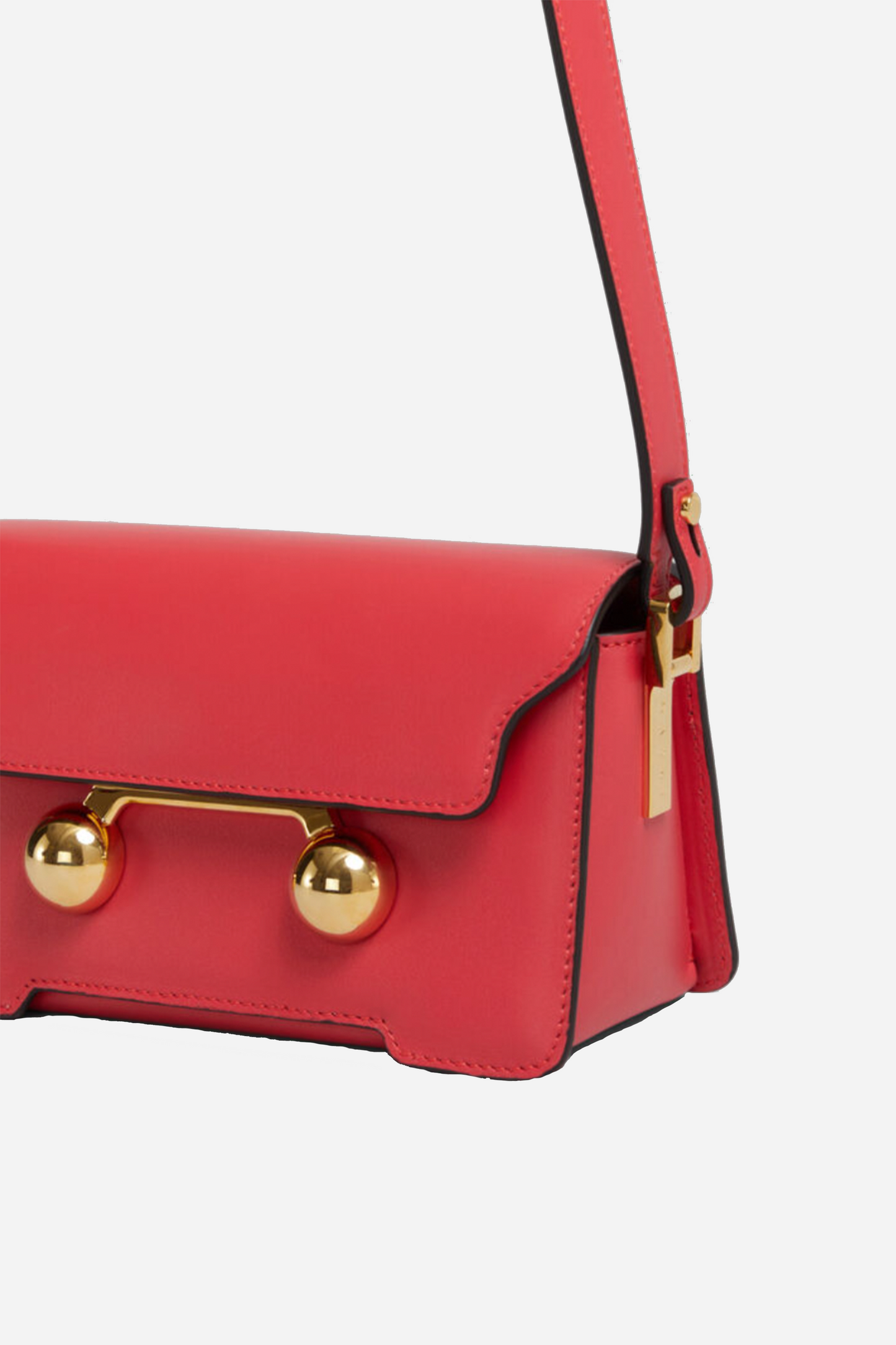 Red leather Trunkaroo mini shoulder bag