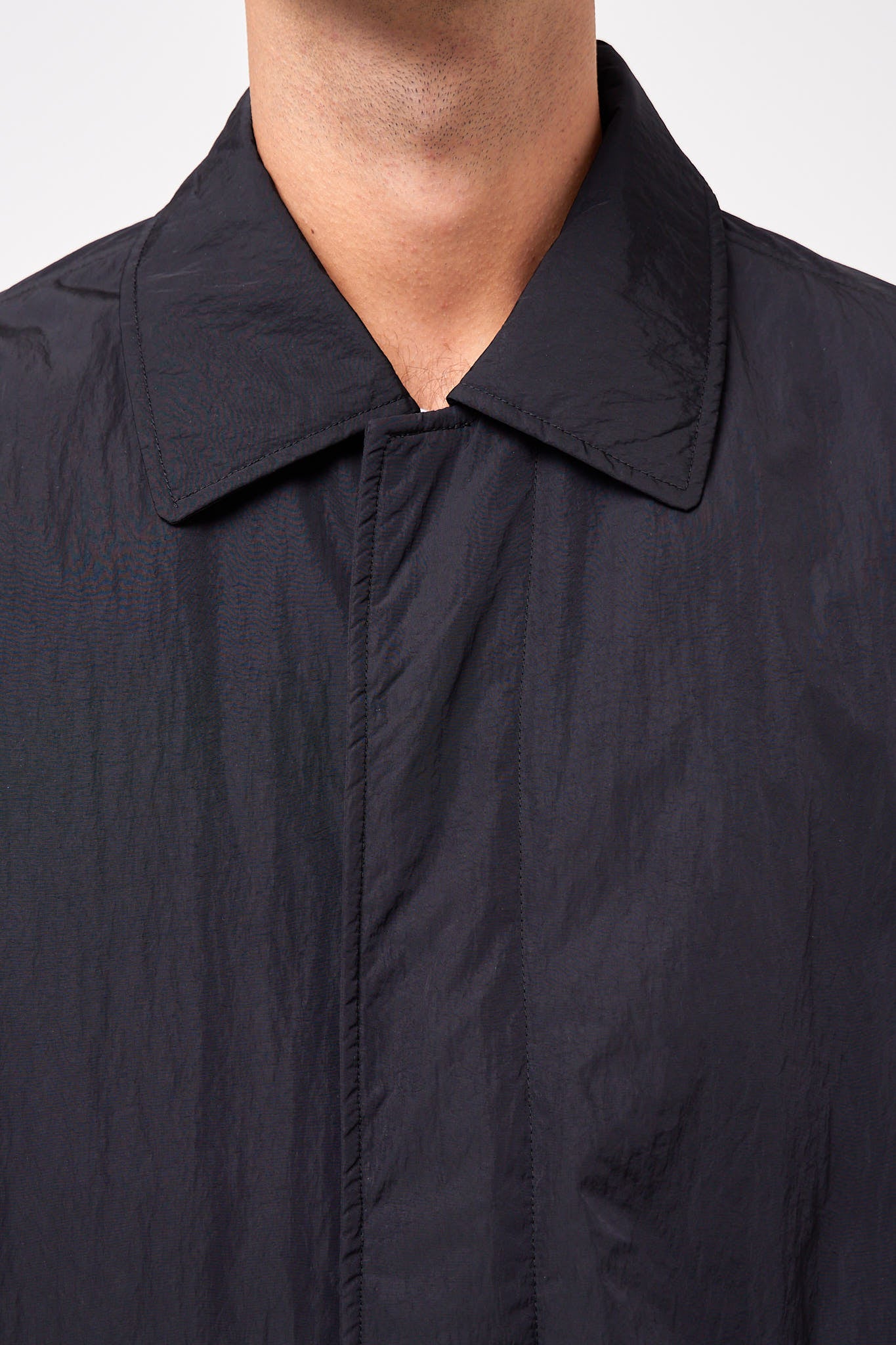 ジャケット・アウター Sunflower Relaxed Nylon Coat - Black 50 Sunflower - Relaxed Nylon Coat Black – STRØM