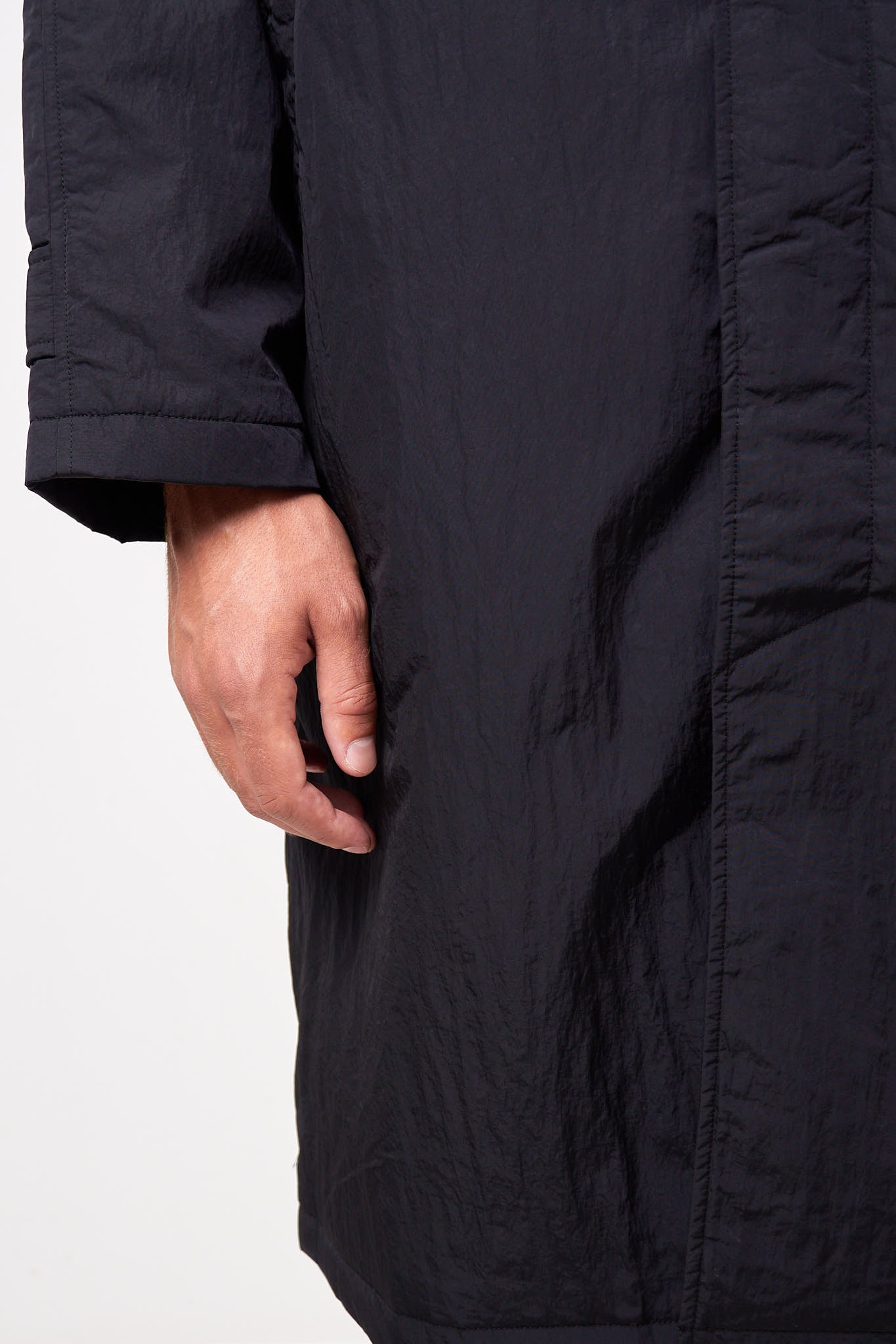 Sunflower - Relaxed Nylon Coat Black – STRØM