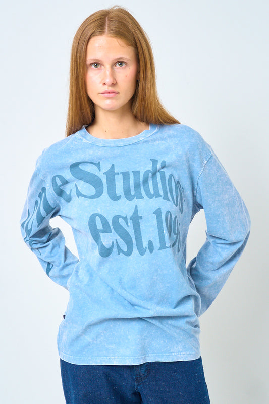 Relaxed Fit Graphic T-Shirt Blue